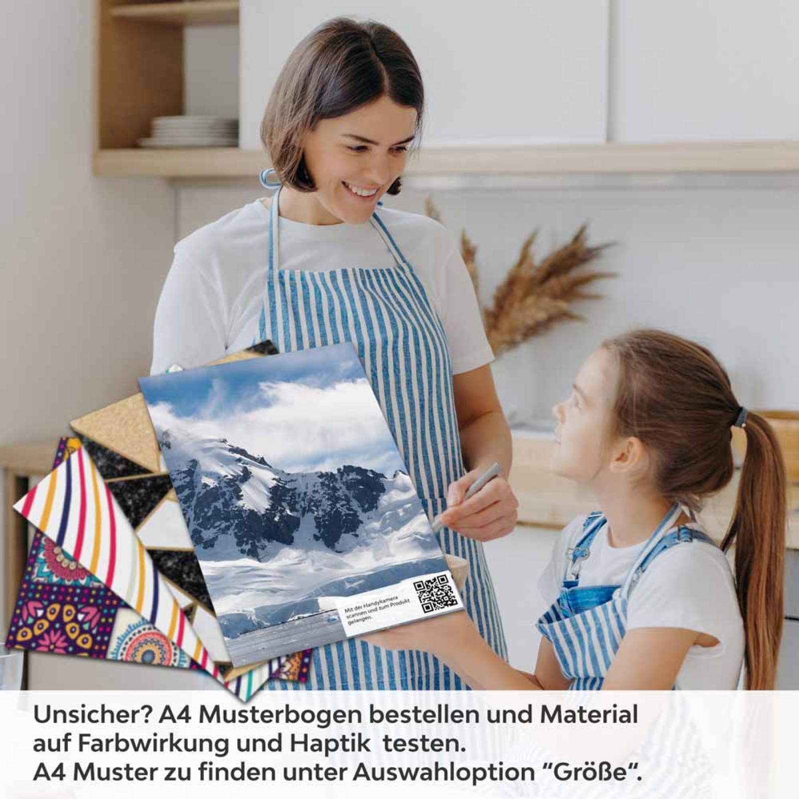 Küchenrückwand Folie arktische Schönheit A4 Muster