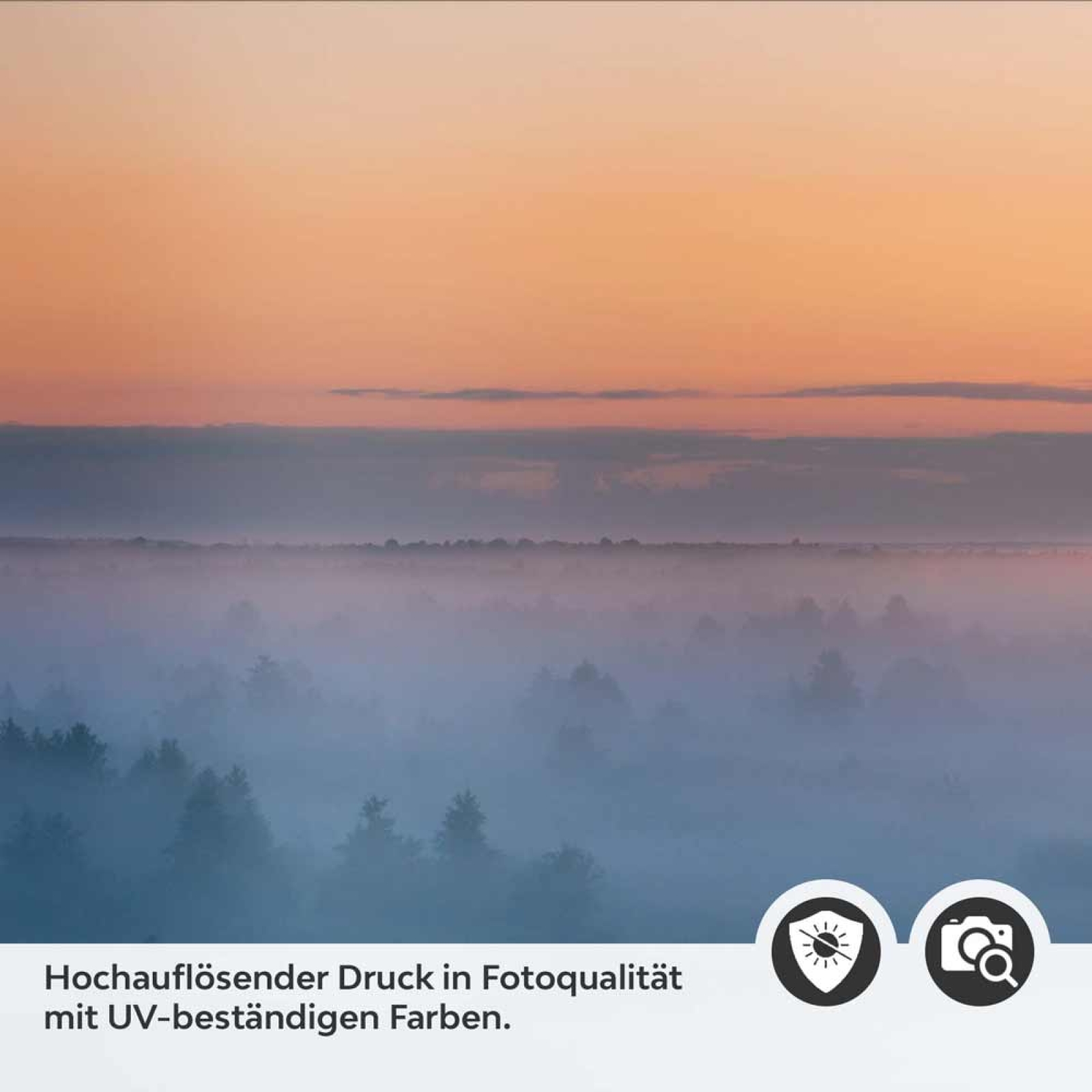 Küchenrückwand Folie Landschaft im Sonnenuntergang Detailbild 2