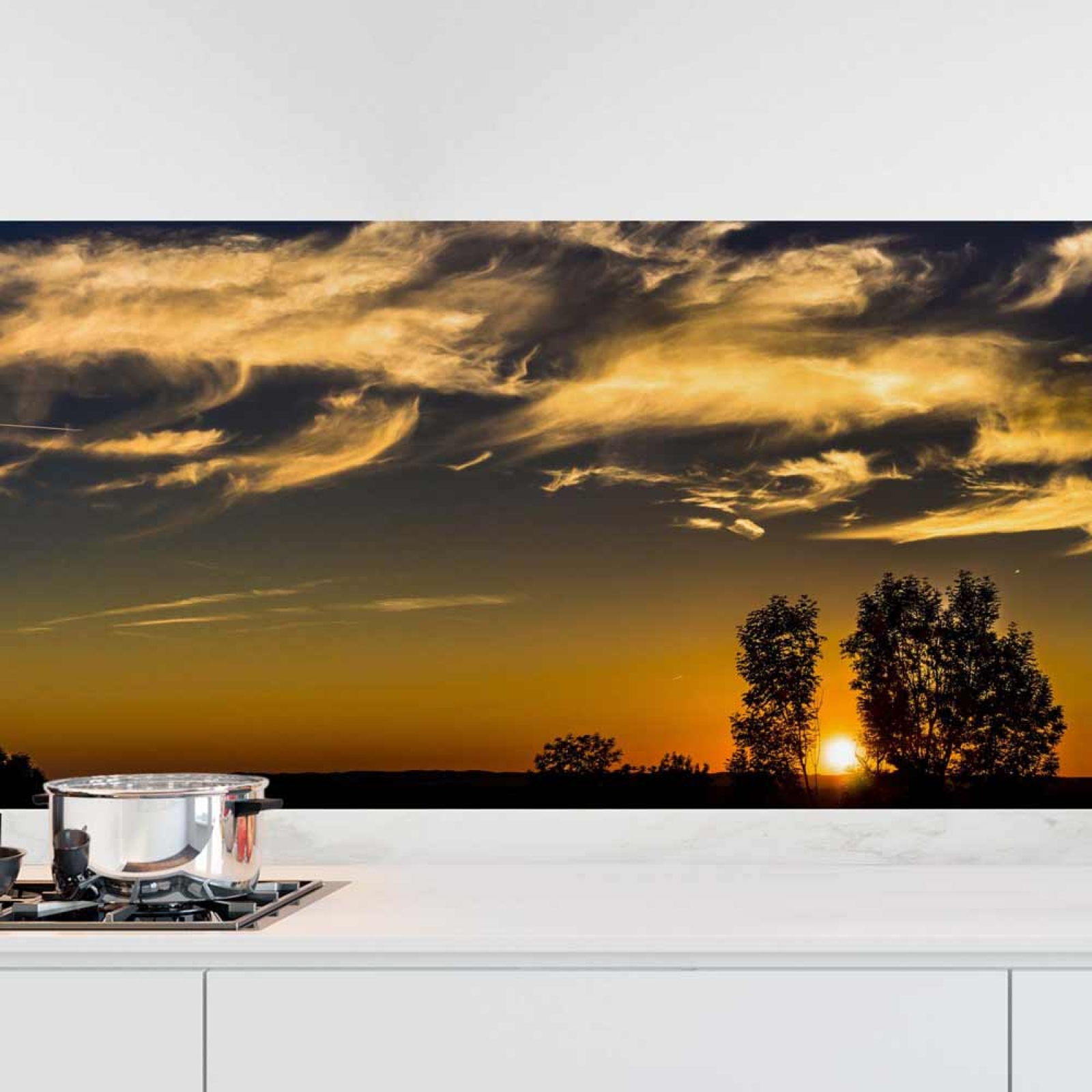 Küchenrückwand Folie Panorama Sunset Hauptbild 1