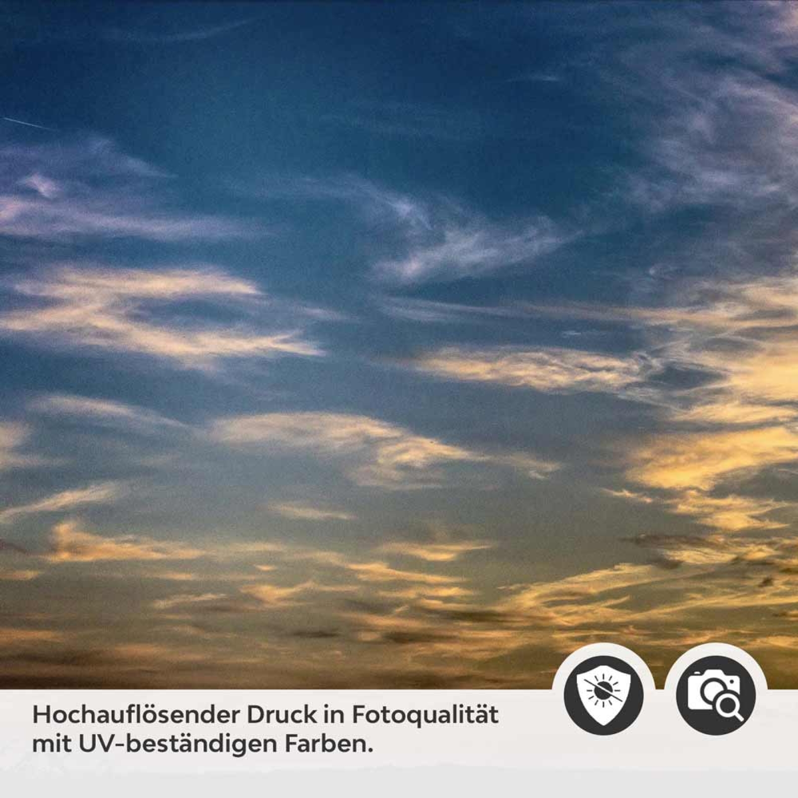 Küchenrückwand Folie Der Himmel im Panoramablick Detailbild 2