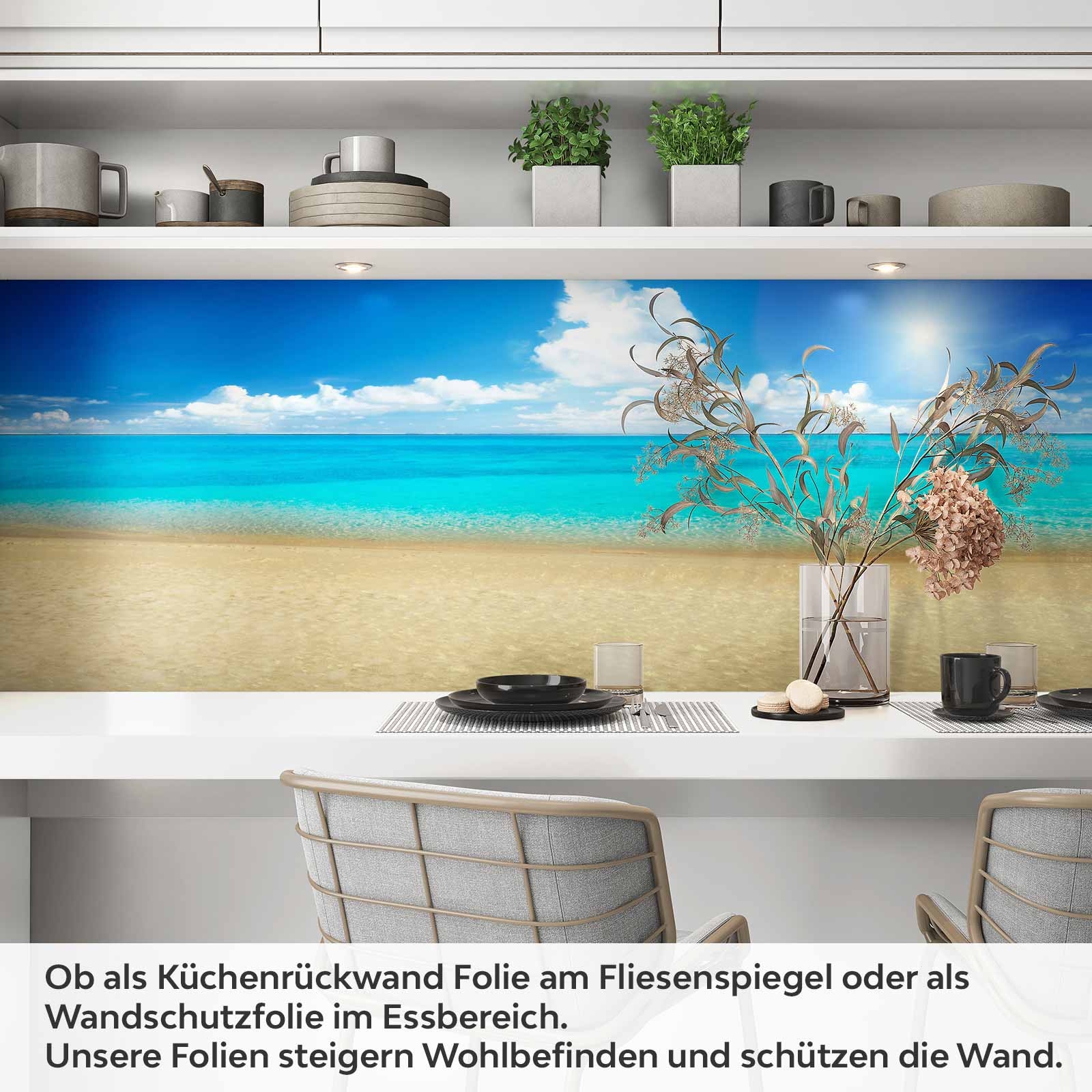 Küchenrückwand Folie Lagune Artikelbild 1