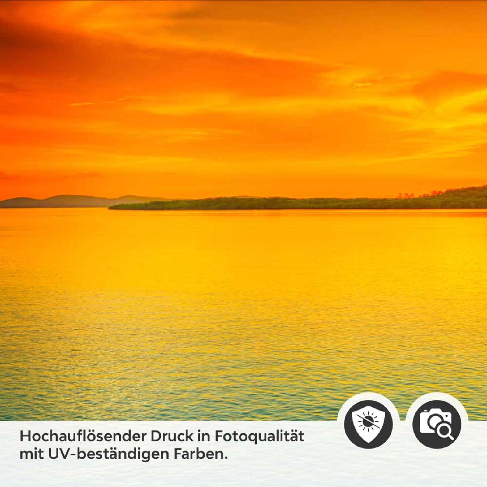 Küchenrückwand Folie endloses Horizontglühen Detailbild 2