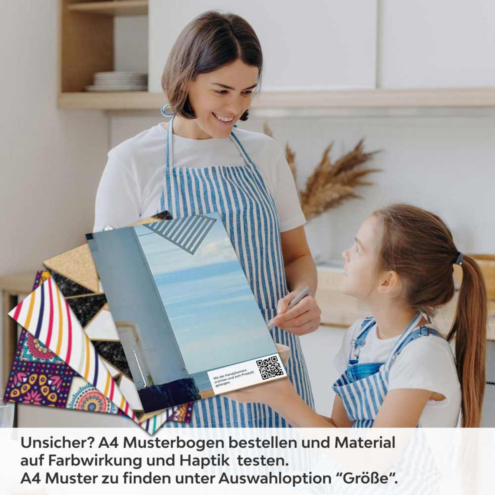 Küchenrückwand Folie Mühlenbake A4 Muster