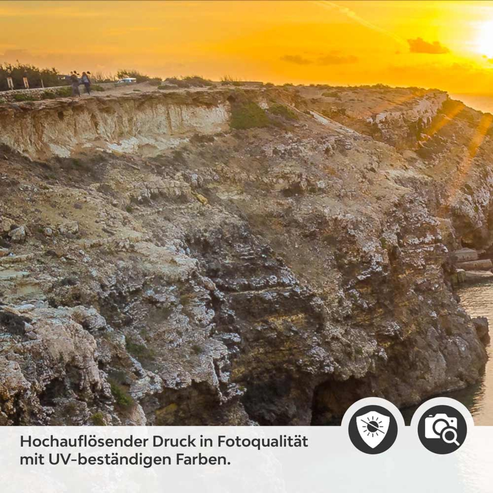 Küchenrückwand Folie Malta Küstenschönheit Detailbild 2