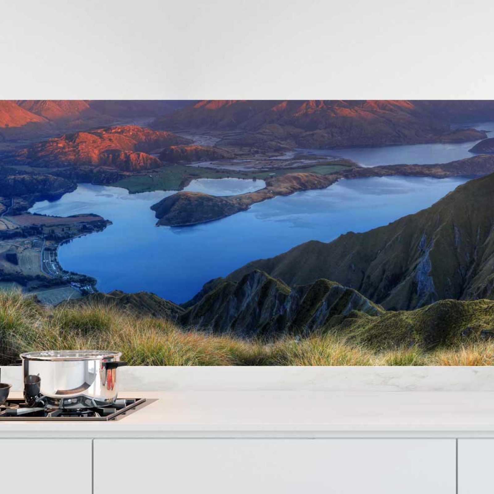Küchenrückwand Folie Neuseeländische Idylle Hauptbild 1