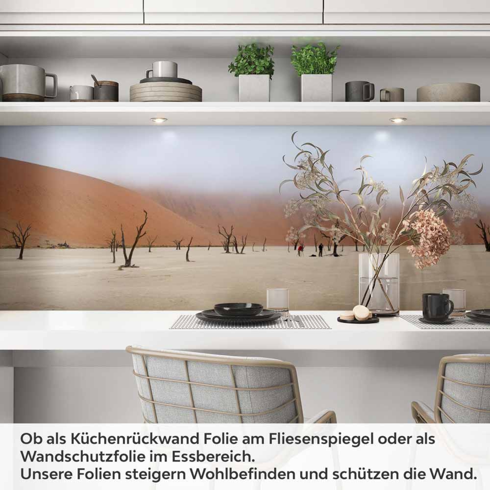 Küchenrückwand Folie Wüstenlandschaft Artikelbild 1