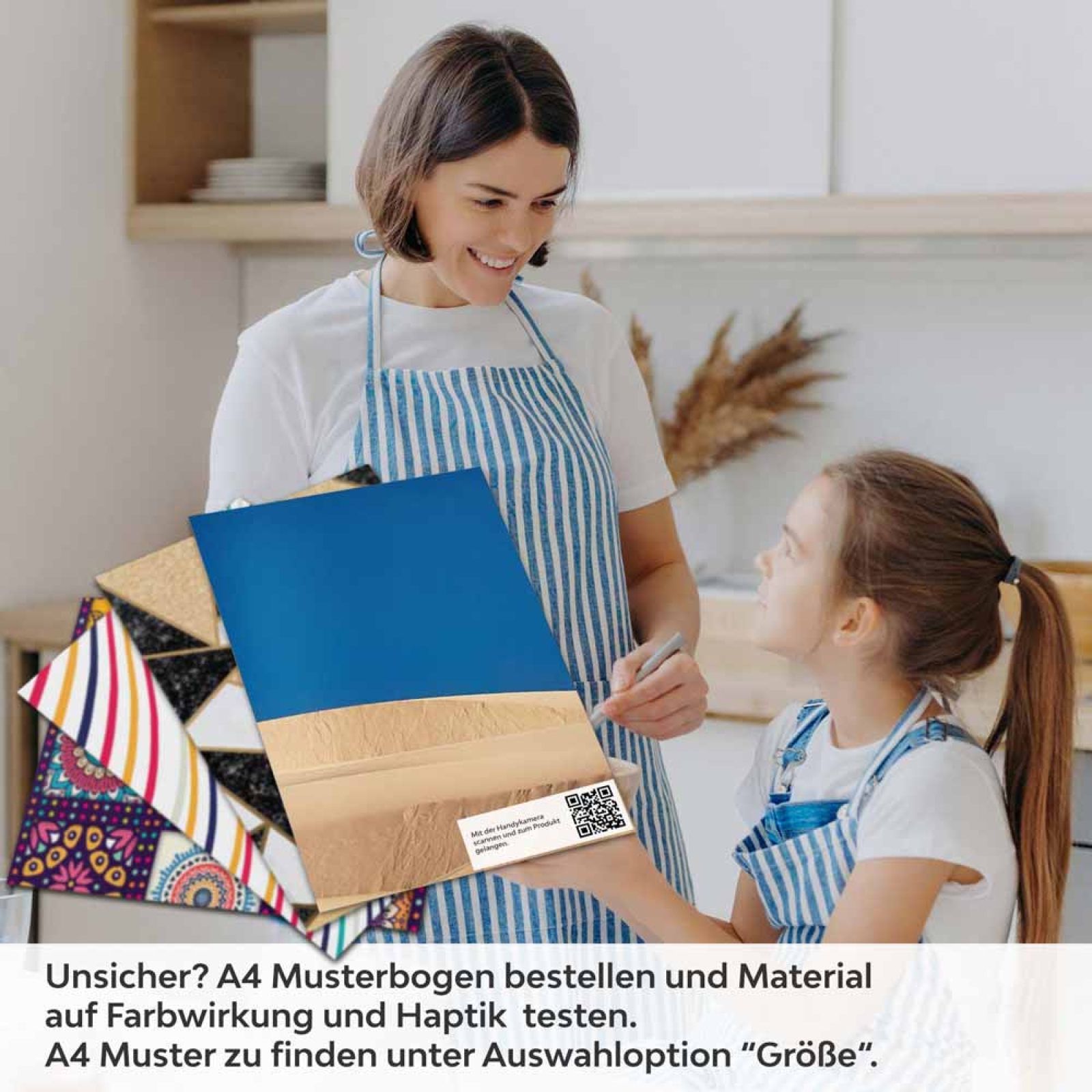 Küchenrückwand Folie goldene Wüstendünen A4 Muster