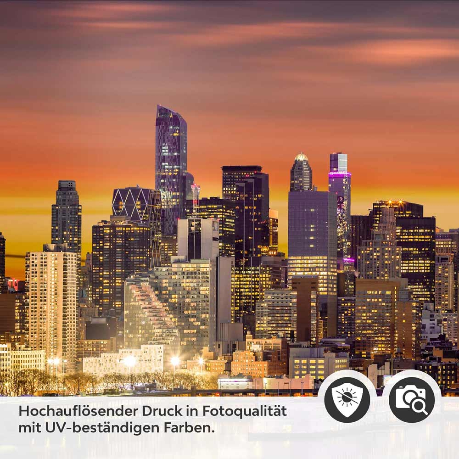 Küchenrückwand Folie Skylines & der Hafen von New York Detailbild 2