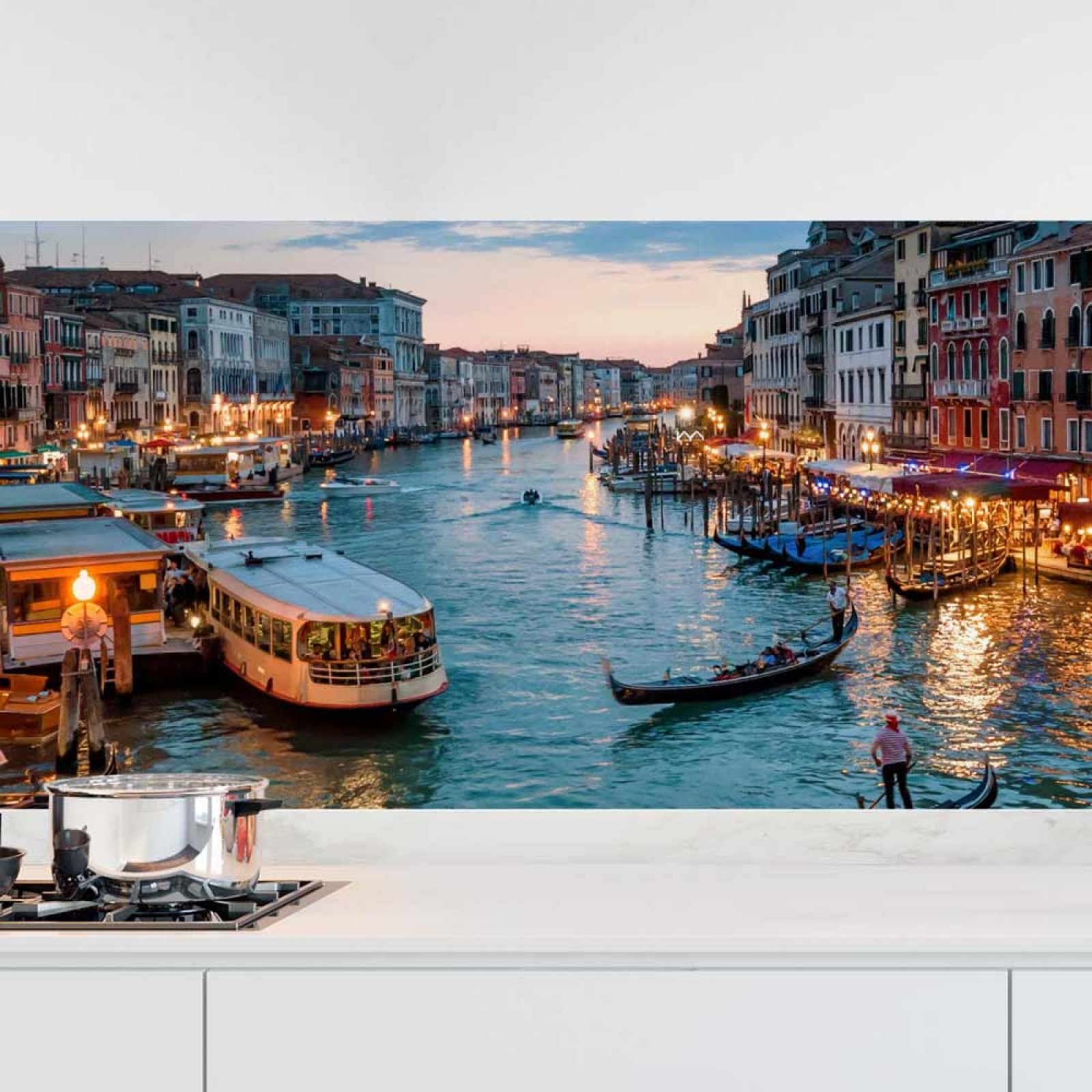 Küchenrückwand Folie italienischen Altstadtidylle Hauptbild 1