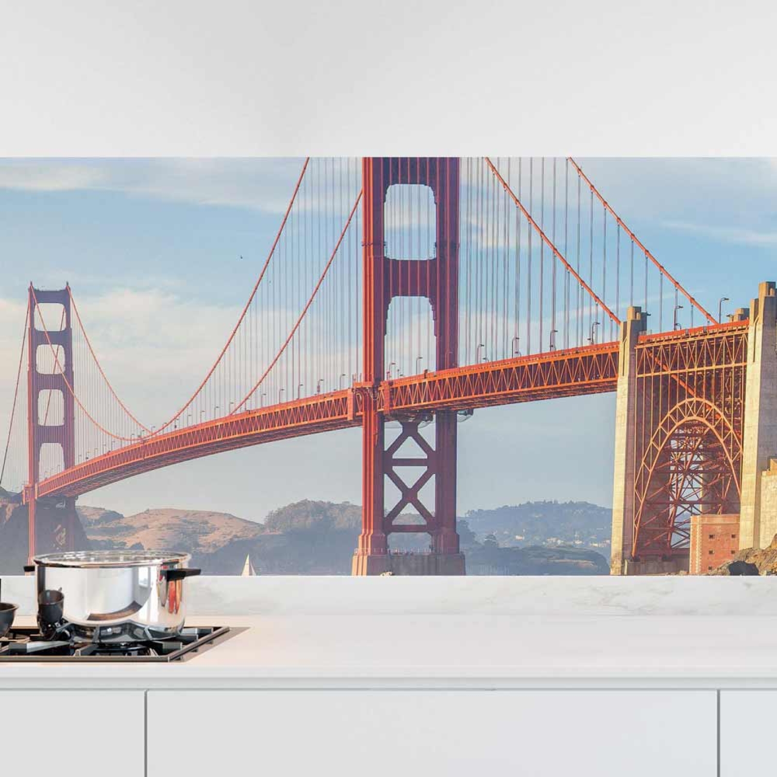 Küchenrückwand Folie Brücke zwischen Inseln Hauptbild 1