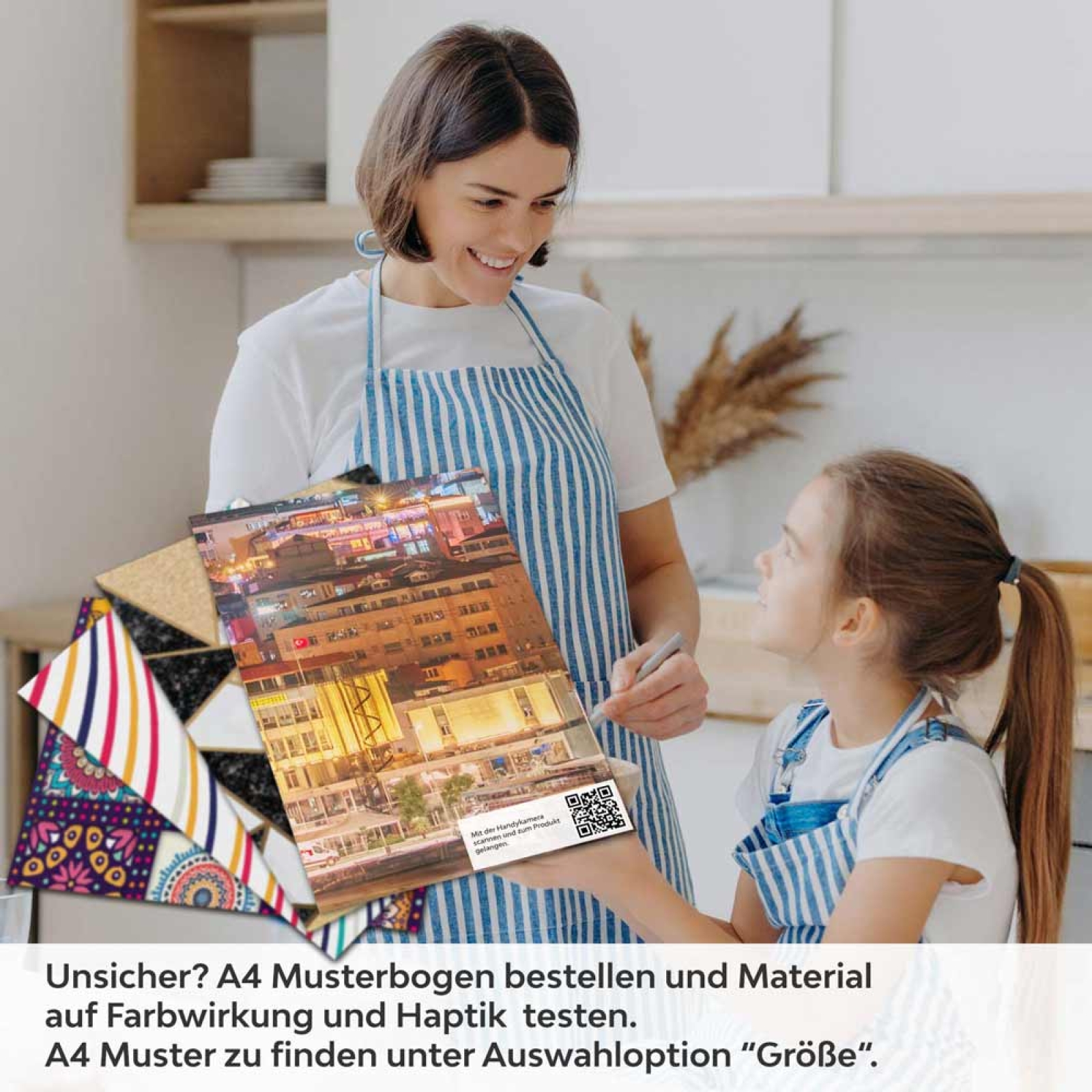 Küchenrückwand Folie Istanbul bei Nacht A4 Muster