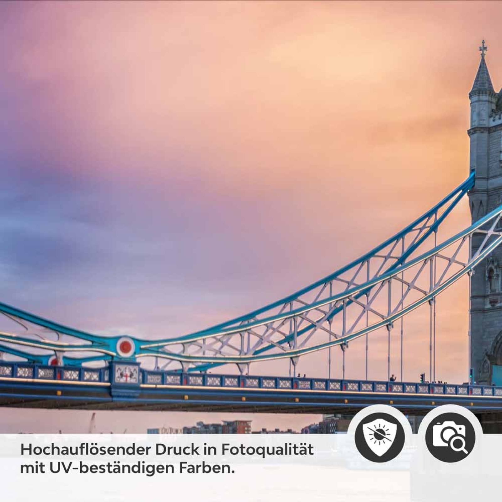 Küchenrückwand Folie die Brücke Englands Detailbild 2