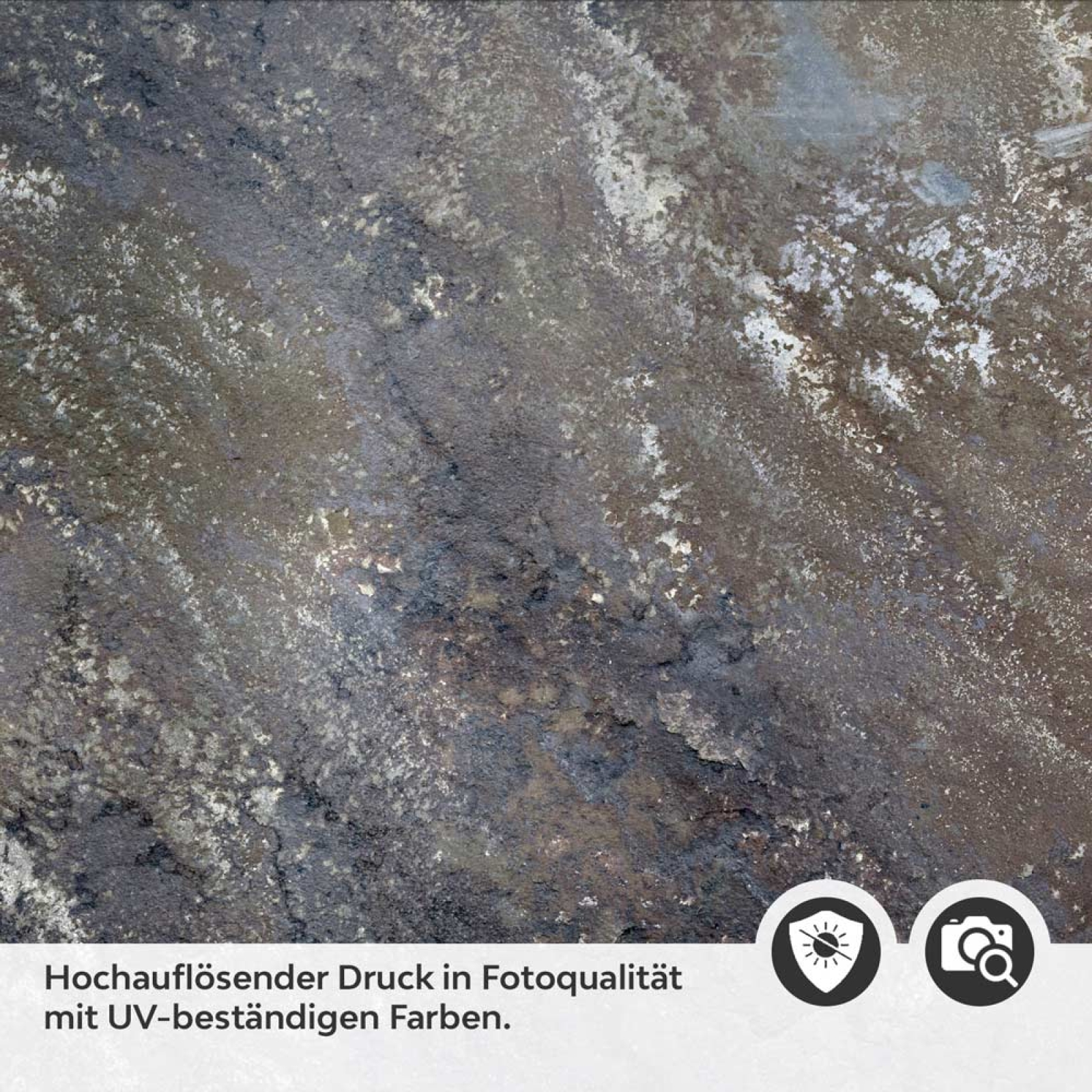 Küchenrückwand Folie Rustikale Betonoptik - Natürliches Wanddesign Detailbild 2