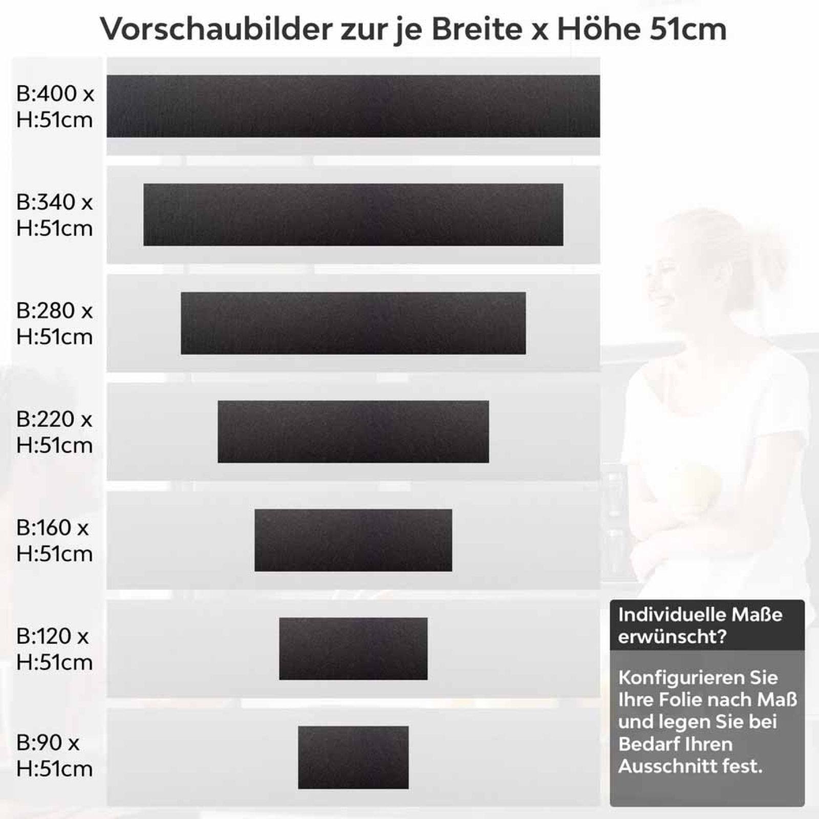 Küchenrückwand Folie Dunkle Betonästhetik für eine moderne Atmosphäre Höhe 51cm