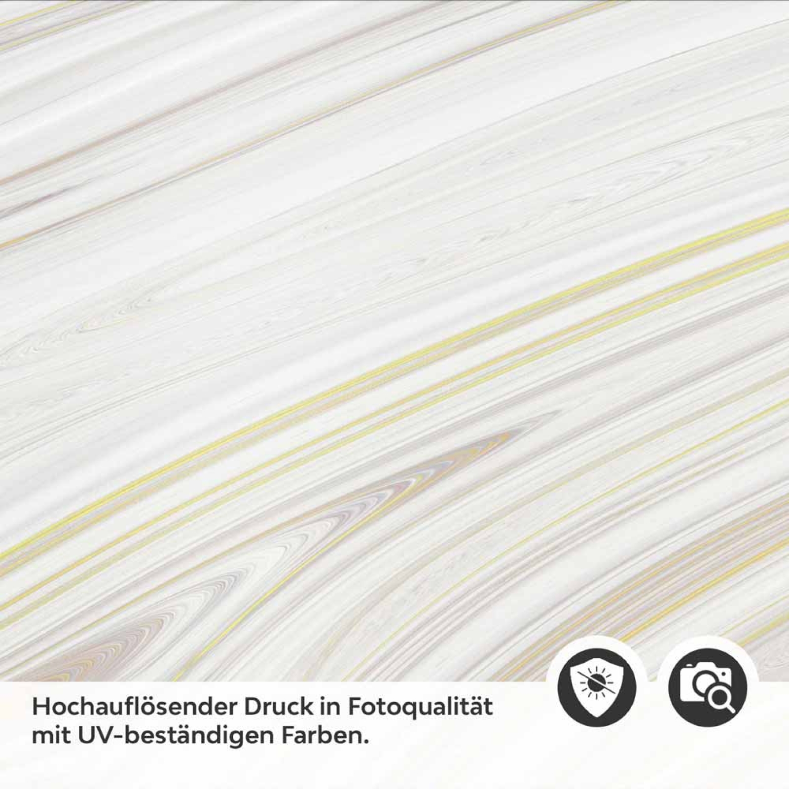 Küchenrückwand Folie Marmor-Look mit gelben Linien Detailbild 2