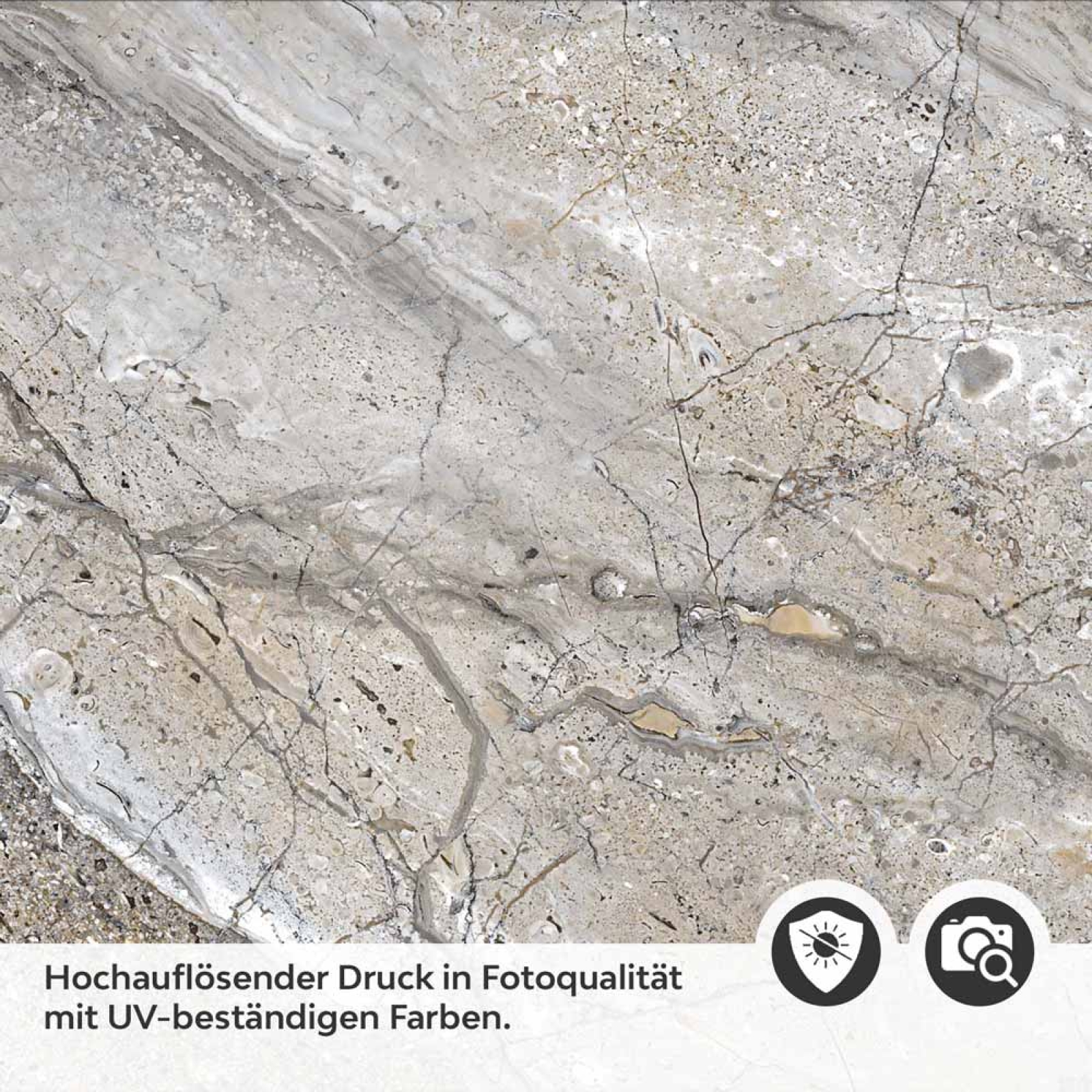 Küchenrückwand Folie Naturstein Marmoroptik Detailbild 2