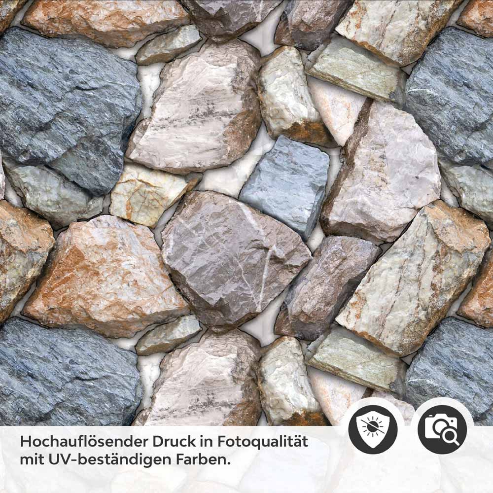 Küchenrückwand Folie Mediterranes Mauerwerk Detailbild 2