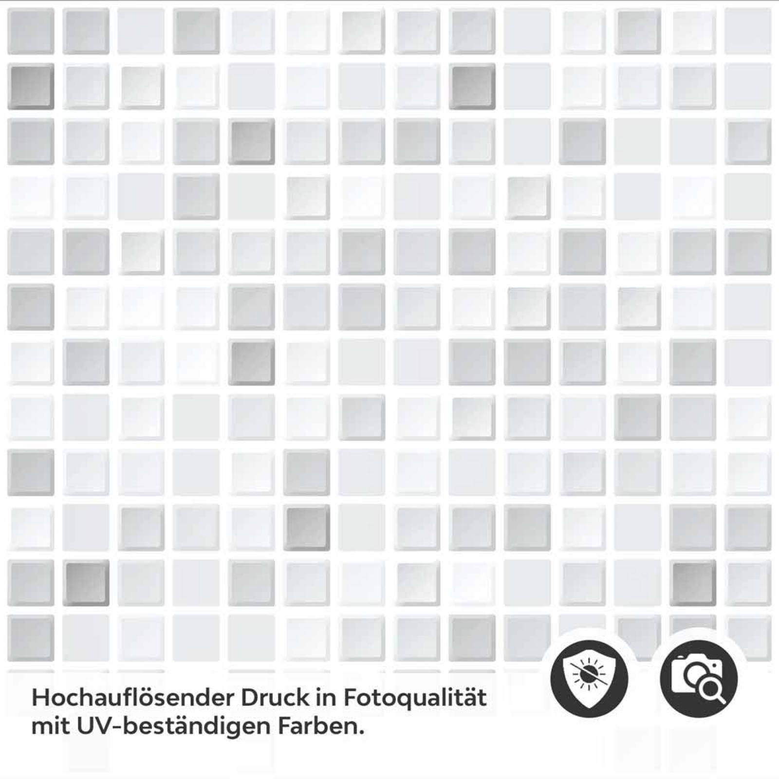Küchenrückwand Folie Minimalistische Mosaikfliesen Detailbild 2