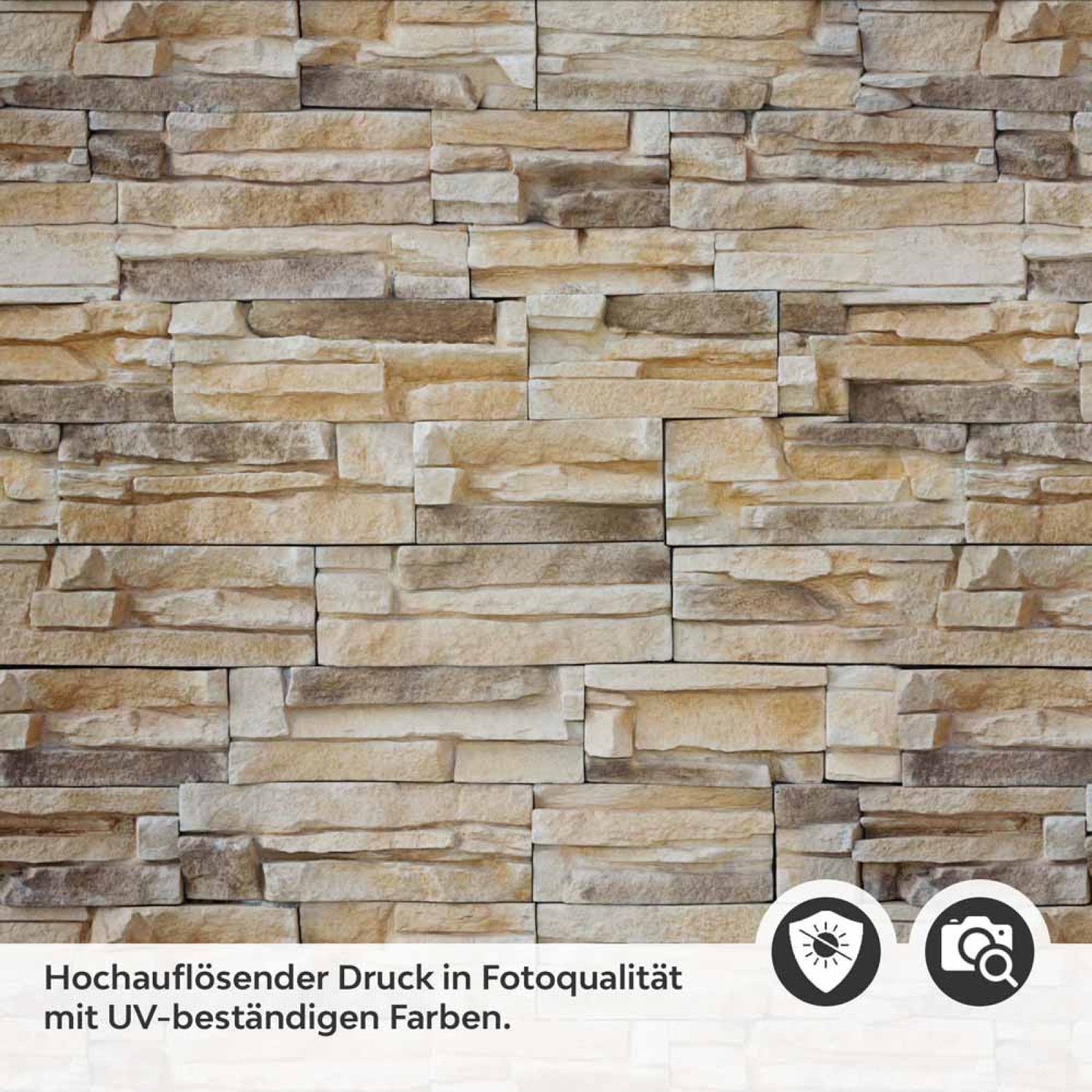 Küchenrückwand Folie mit natürlicher Schieferoptik Detailbild 2