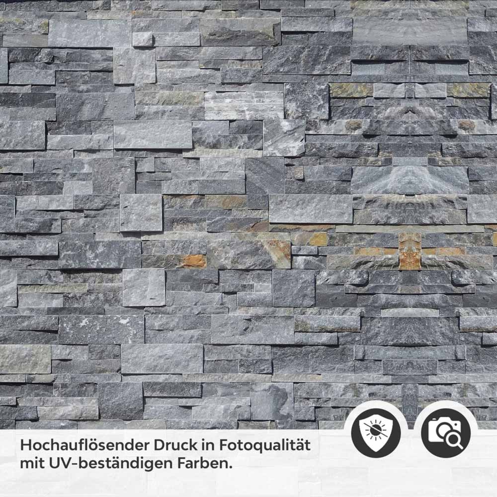 Küchenrückwand Folie Schieferplatten - Optik in Natursteinflair Detailbild 2