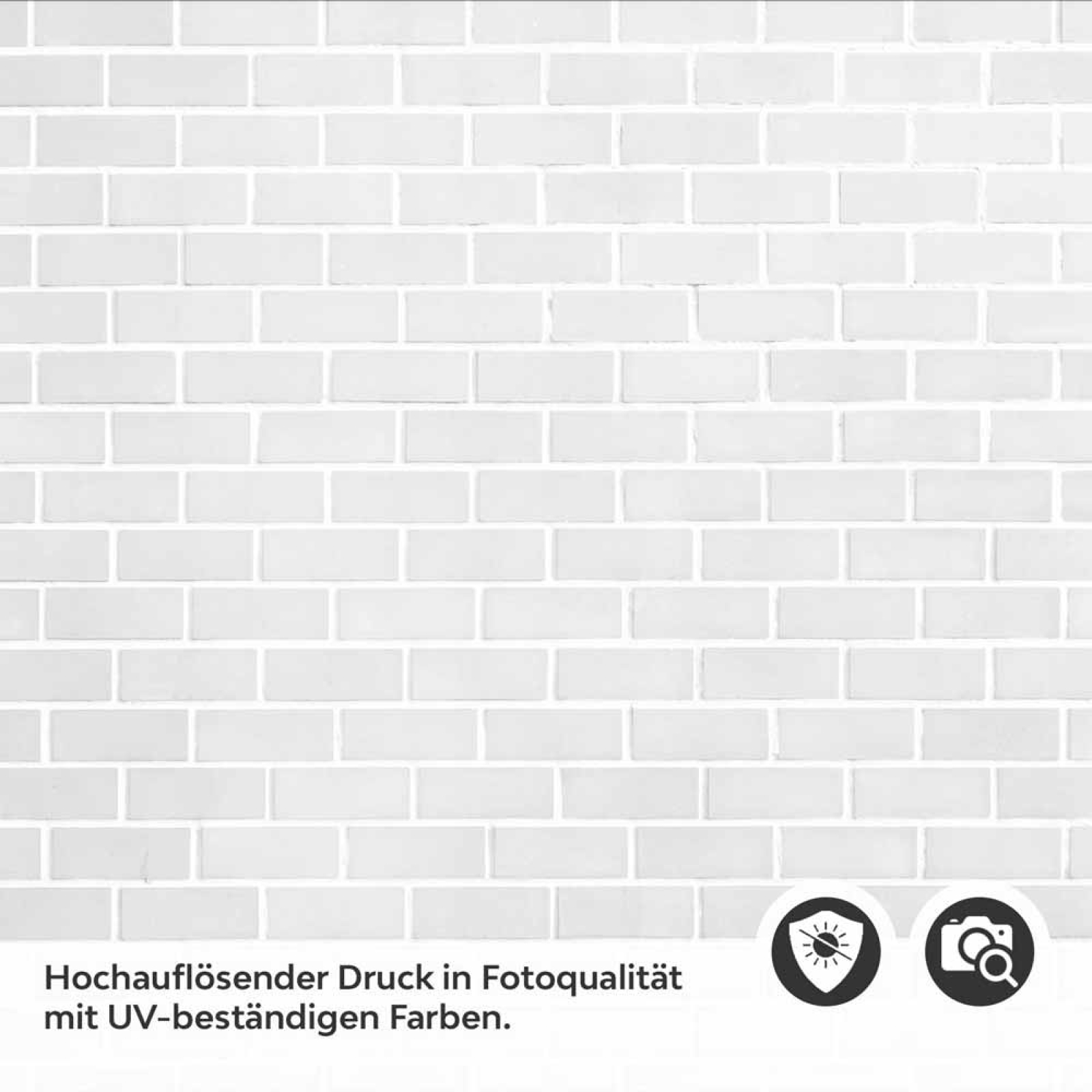 Küchenrückwand Folie Heller Ziegel-Look - Design, das begeistert Detailbild 2