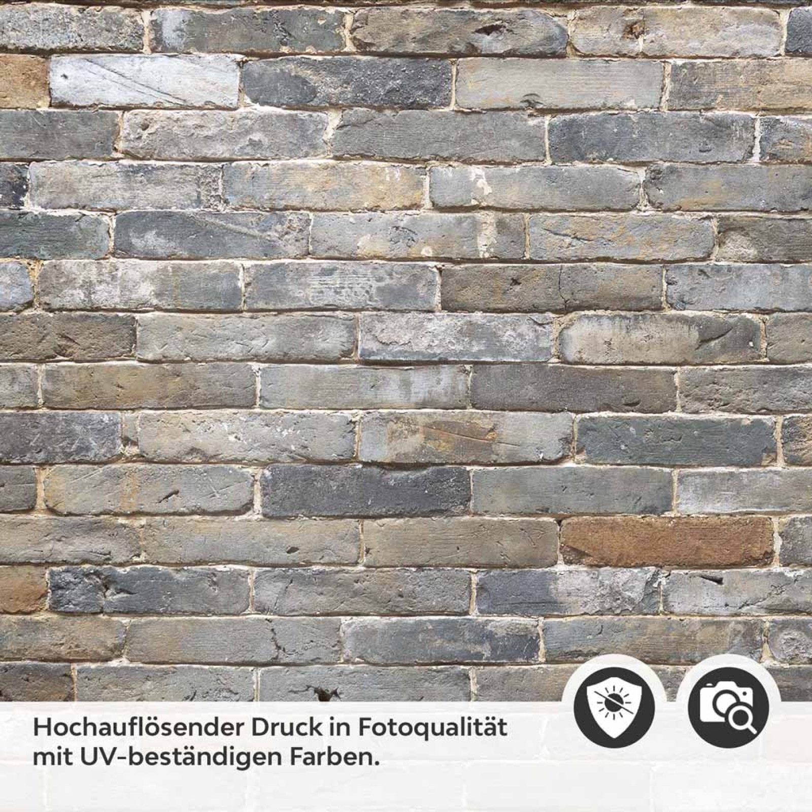 Küchenrückwand Folie Klassische Klinker Steinoptik Detailbild 2