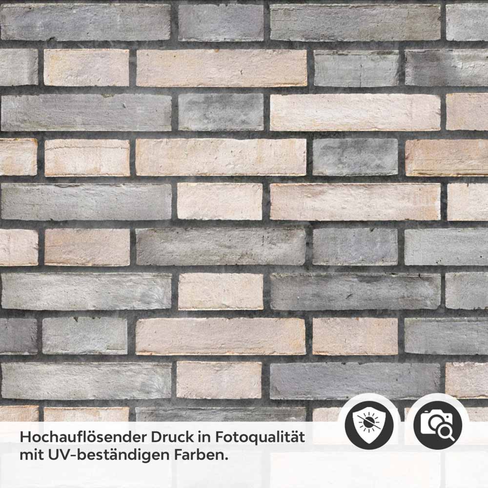 Küchenrückwand Folie Klinker Riemchen - Robuste Ziegelstein-Optik Detailbild 2