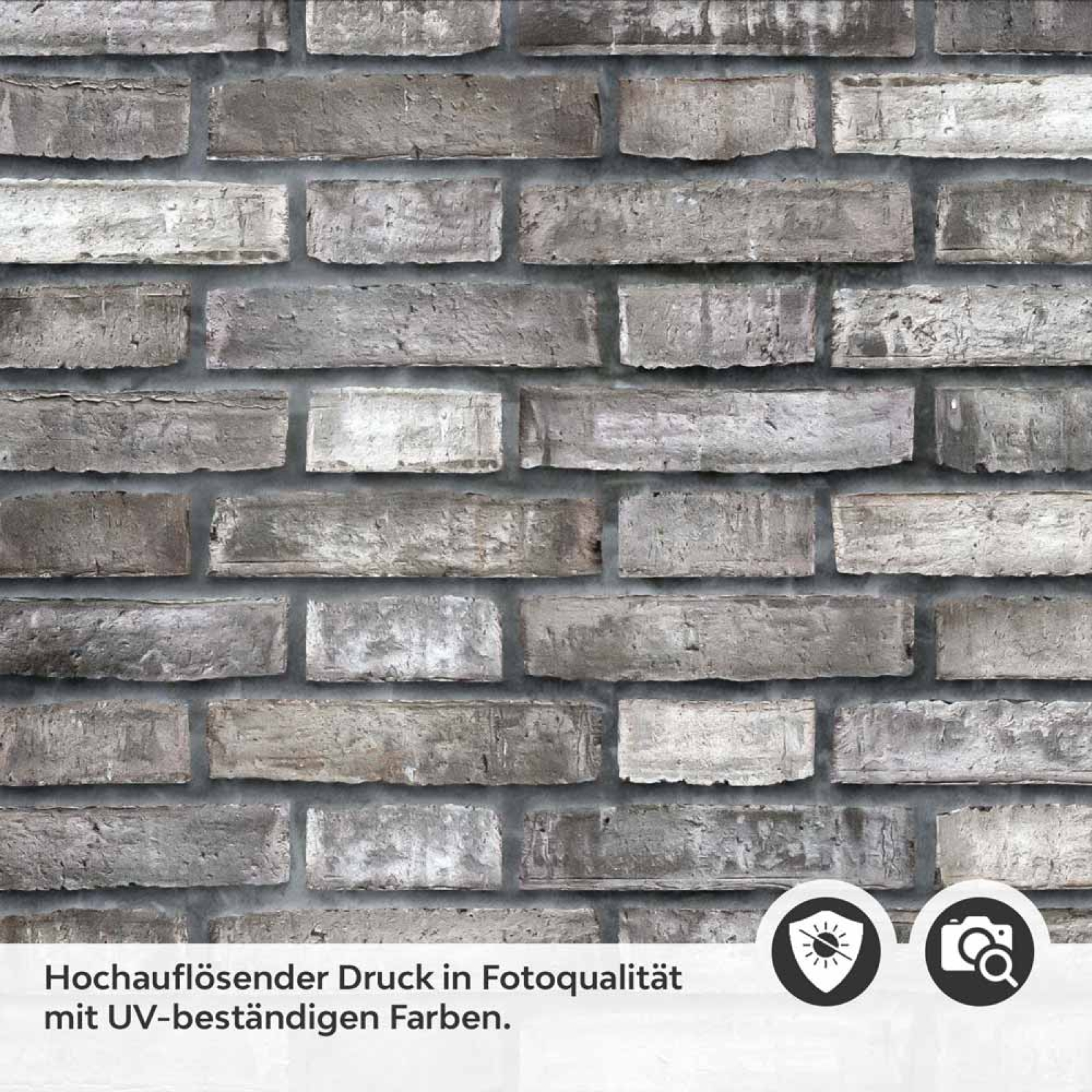 Küchenrückwand Folie Mauerziegel - Steinwand für den Fliesenspiegel Detailbild 2