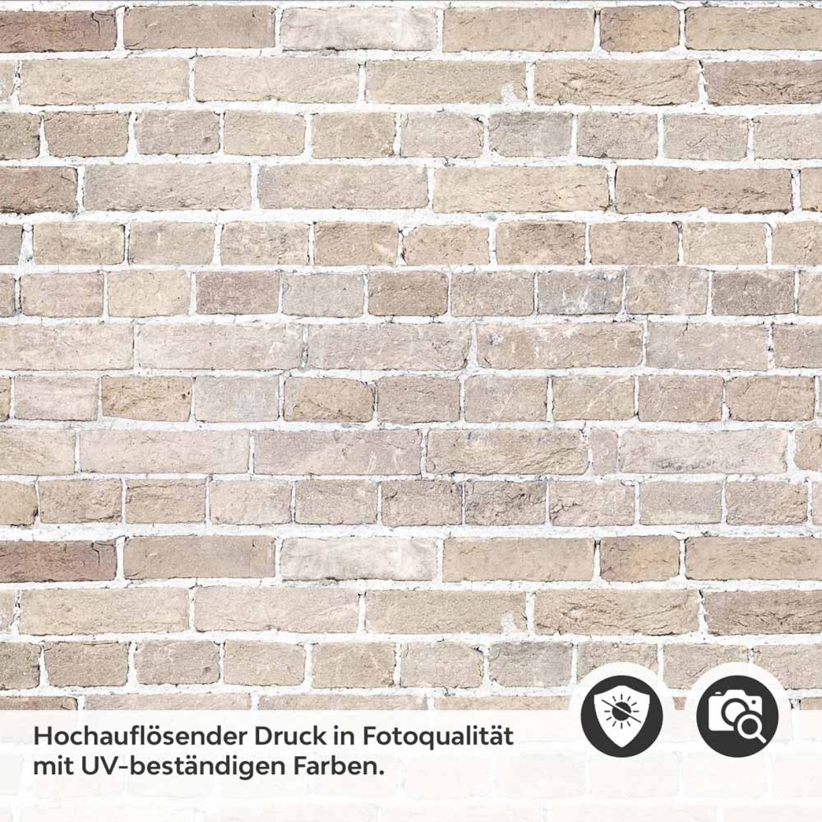 Küchenrückwand Folie Ziegel - Sandtöne für gemütliche Räume Detailbild 2