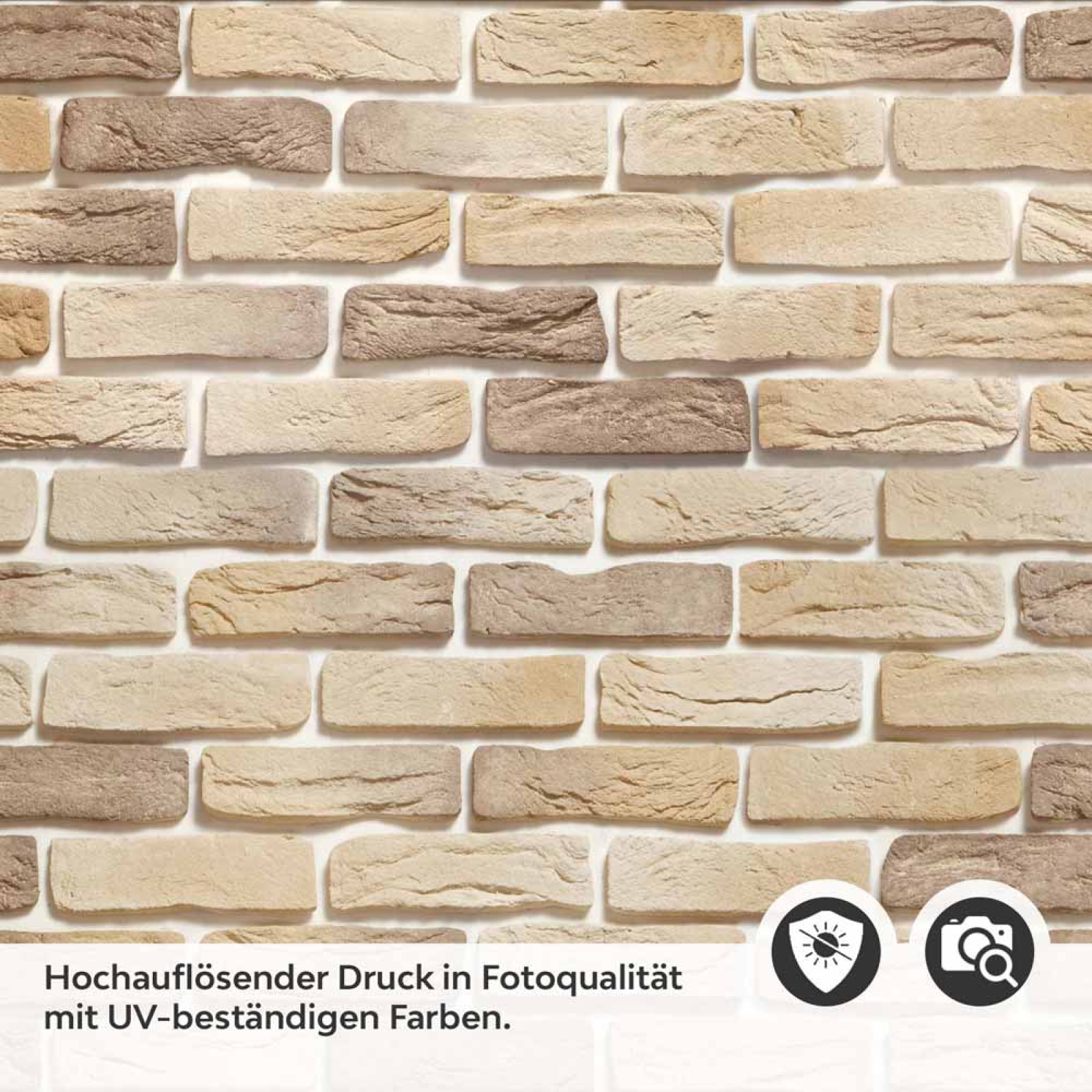 Küchenrückwand Folie Ziegelsteinoptik Detailbild 2
