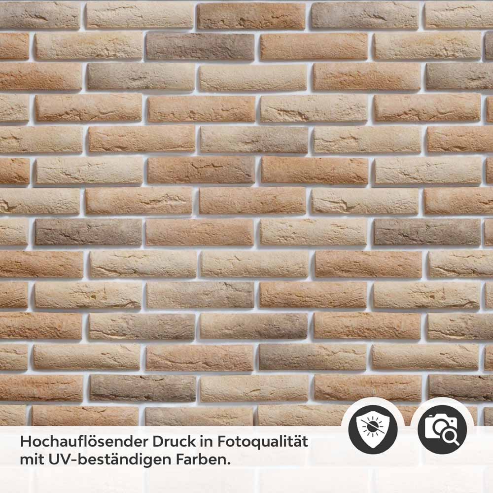 Küchenrückwand Folie Vintage Ziegel - Klassisches Küchendesign Detailbild 2