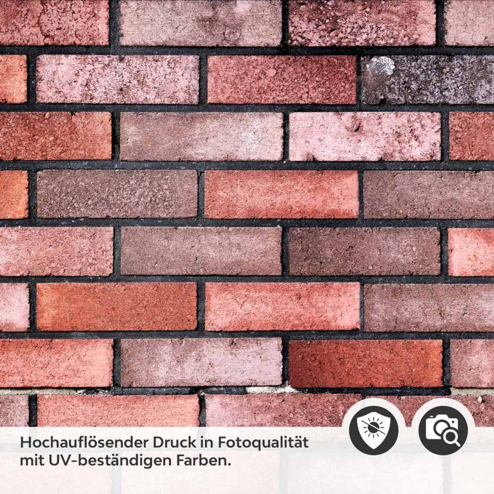 Küchenrückwand Folie Rote Ziegel Backsteine - Nostalgie für die Küche Detailbild 2