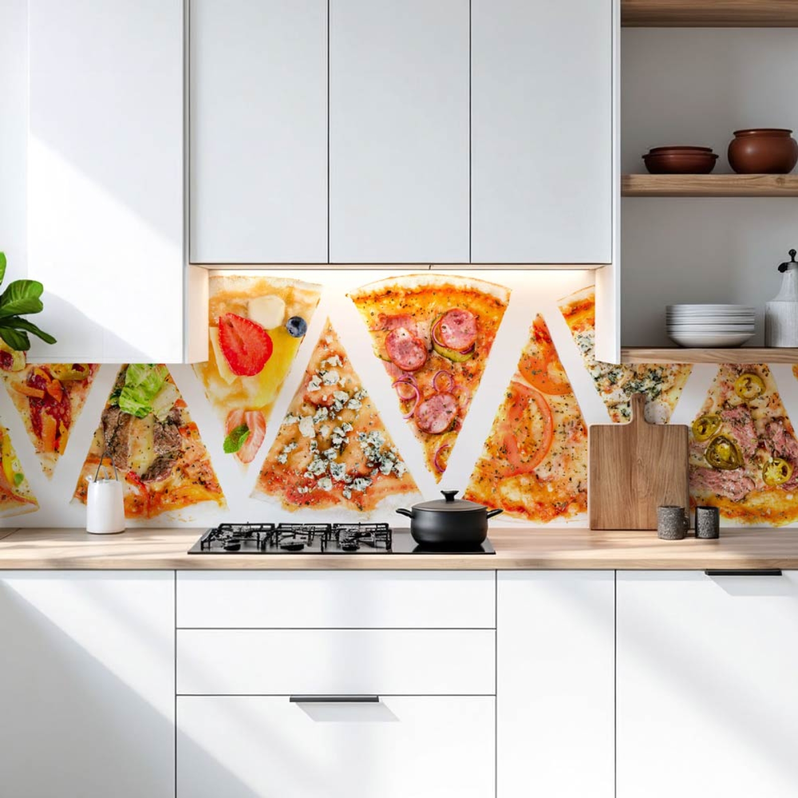 Küchenrückwand Platte Pizzagenuss Viva Italia Hauptbild 1