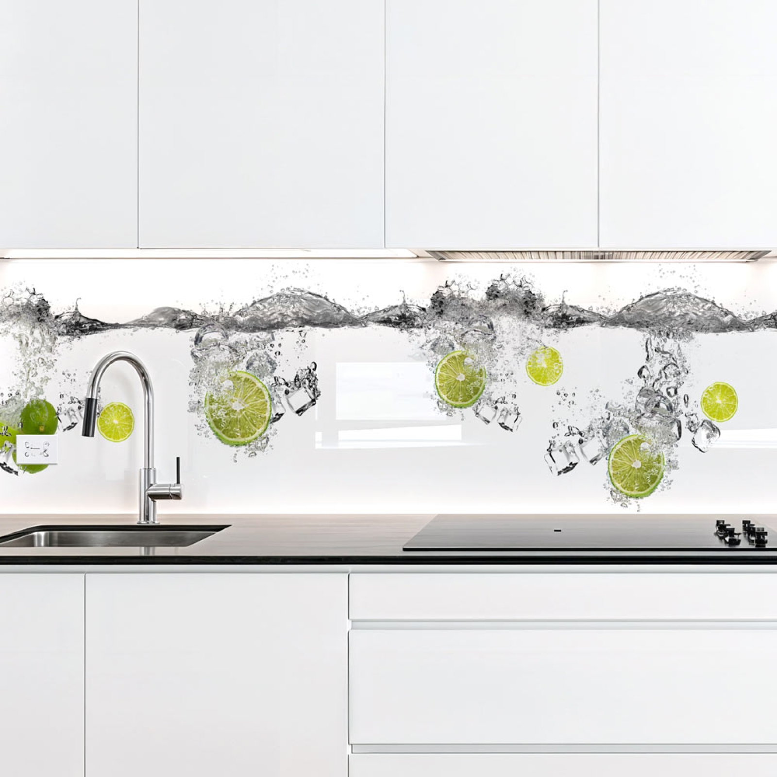 Küchenrückwand Platte Lime Splash Hauptbild 1
