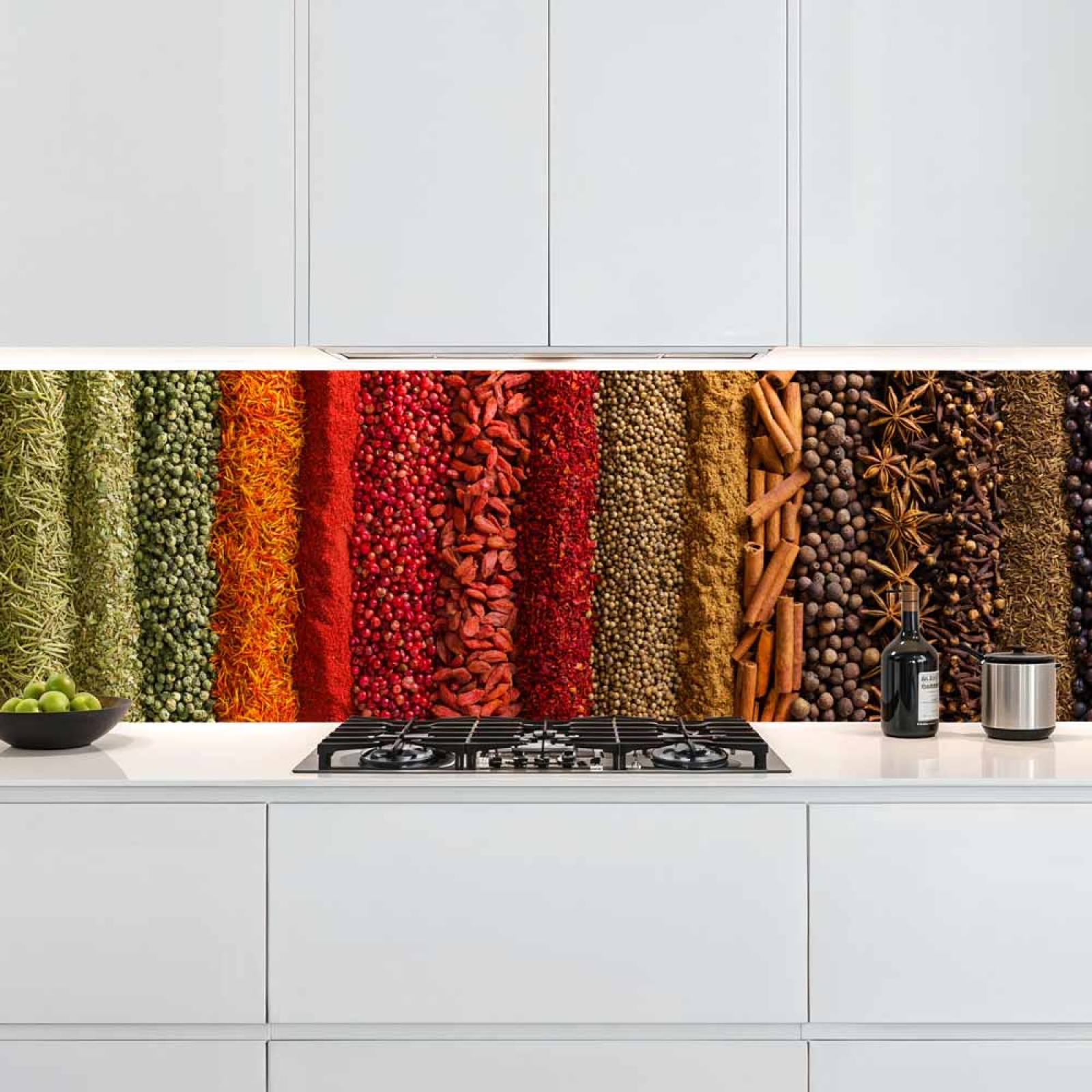 Küchenrückwand Platte Aromatische Gewürzstreifen Artikelbild 2