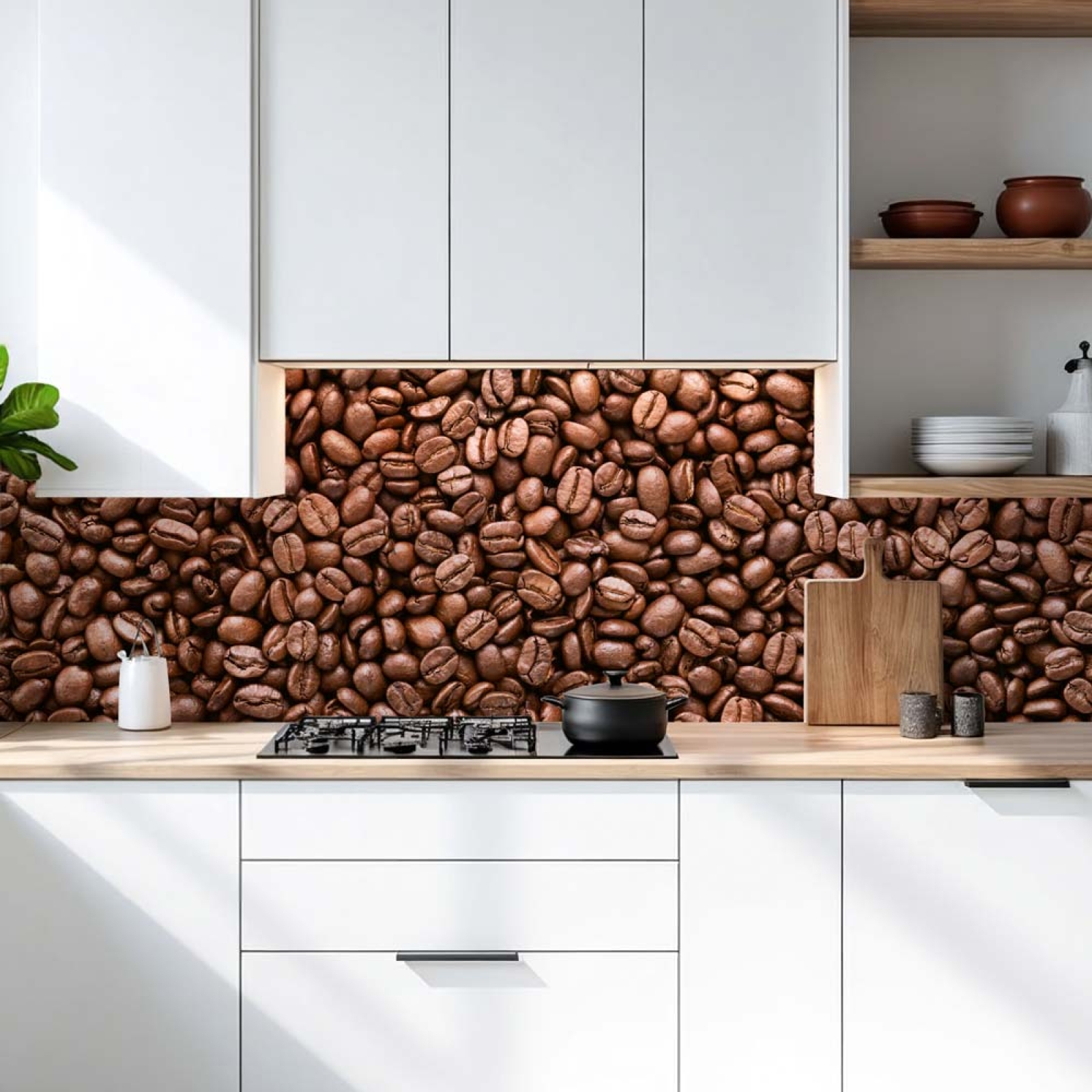 Küchenrückwand Platte Coffee Beans Hauptbild 1