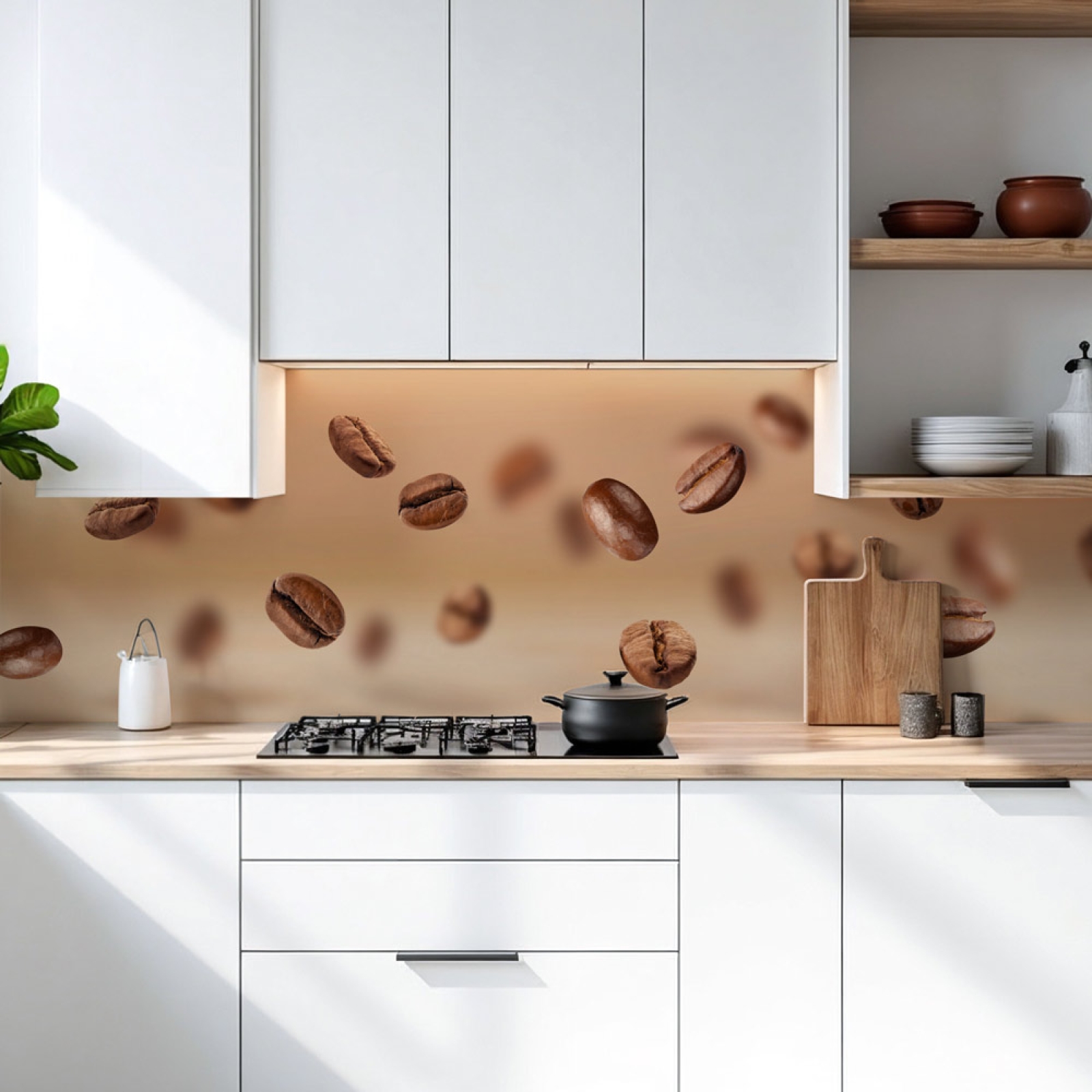 Küchenrückwand Platte Mokka Bohnen Motion Artikelbild 1