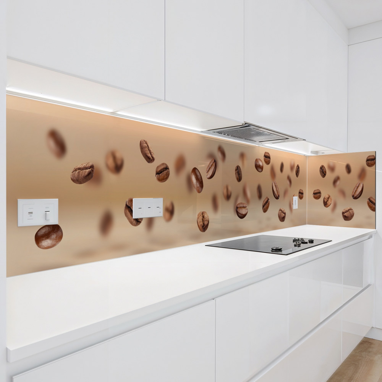 Küchenrückwand Platte Mokka Bohnen Motion Hauptbild 1