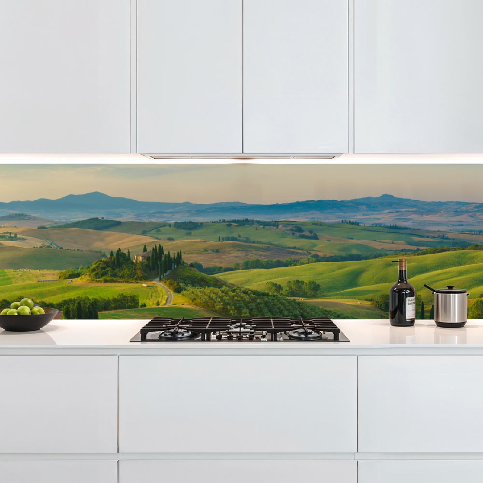 Küchenrückwand Platte Harmonische Hügel Hauptbild 1