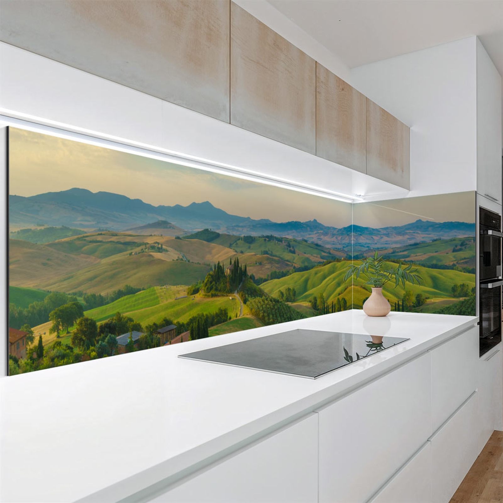 Küchenrückwand Platte Harmonische Hügel Artikelbild 1