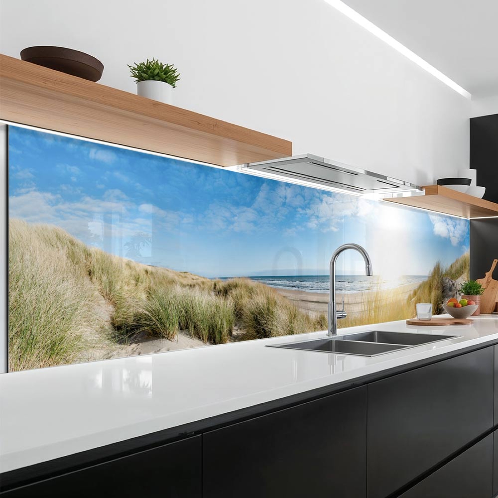 Küchenrückwand Platte Dünen am Ostsee Hauptbild 1