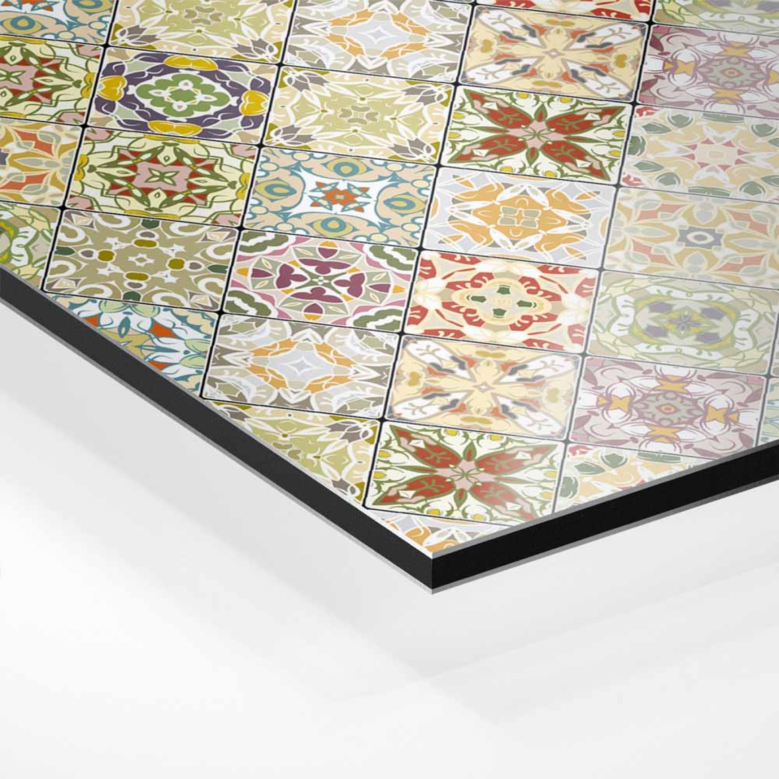 Küchenrückwand Platte Mosaik Patchwork Vintage Hover-Bild