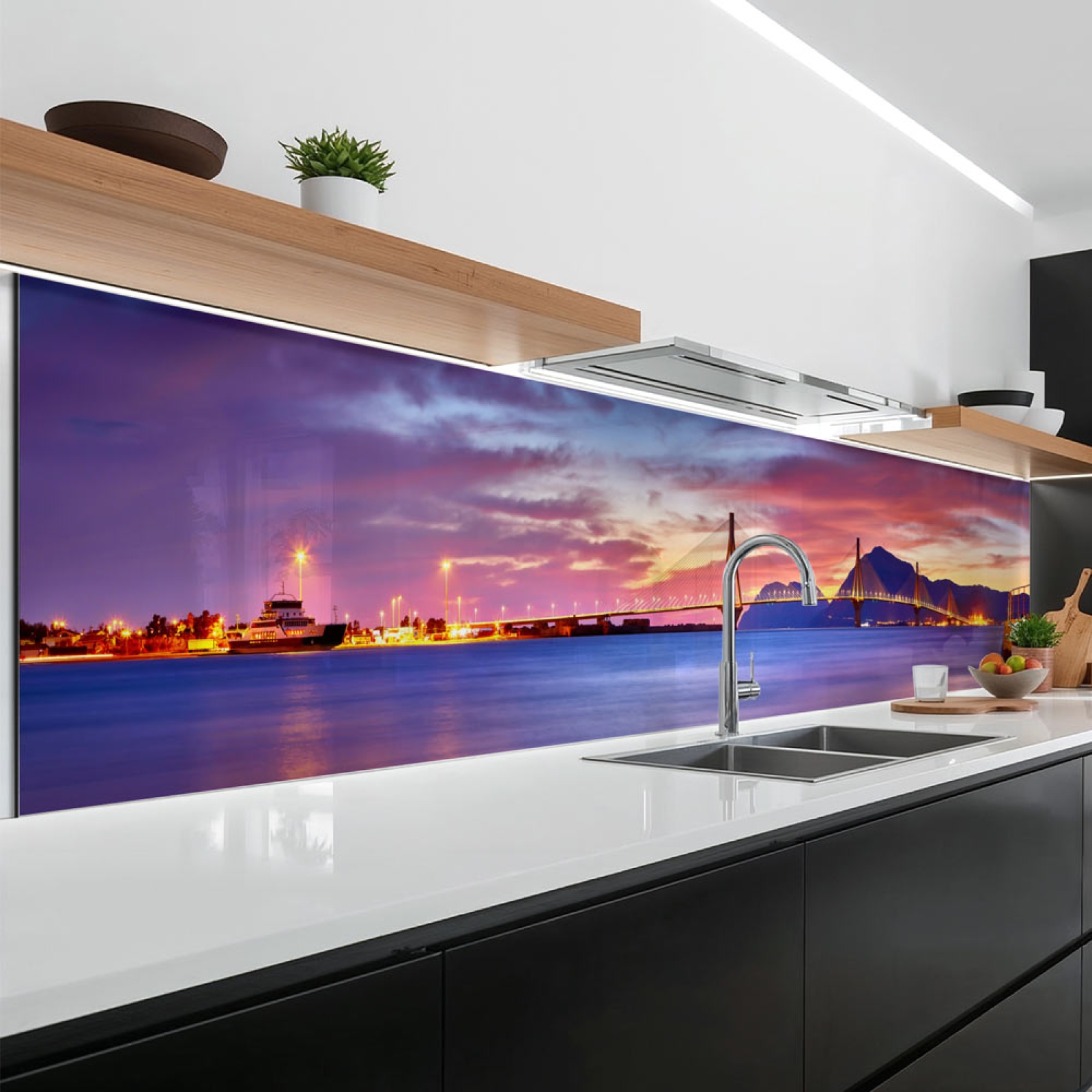Küchenrückwand Platte Brücke zwischen Inseln Artikelbild 1
