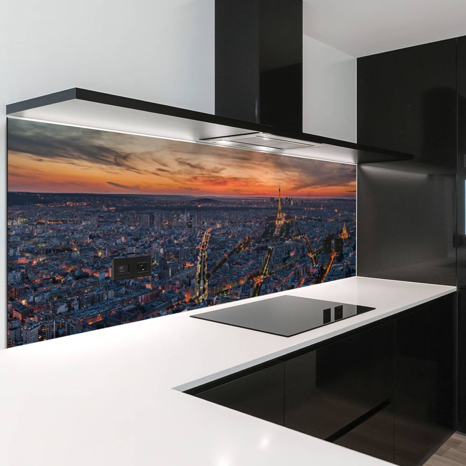 Küchenrückwand Platte Panorama Stadtblick Artikelbild 2