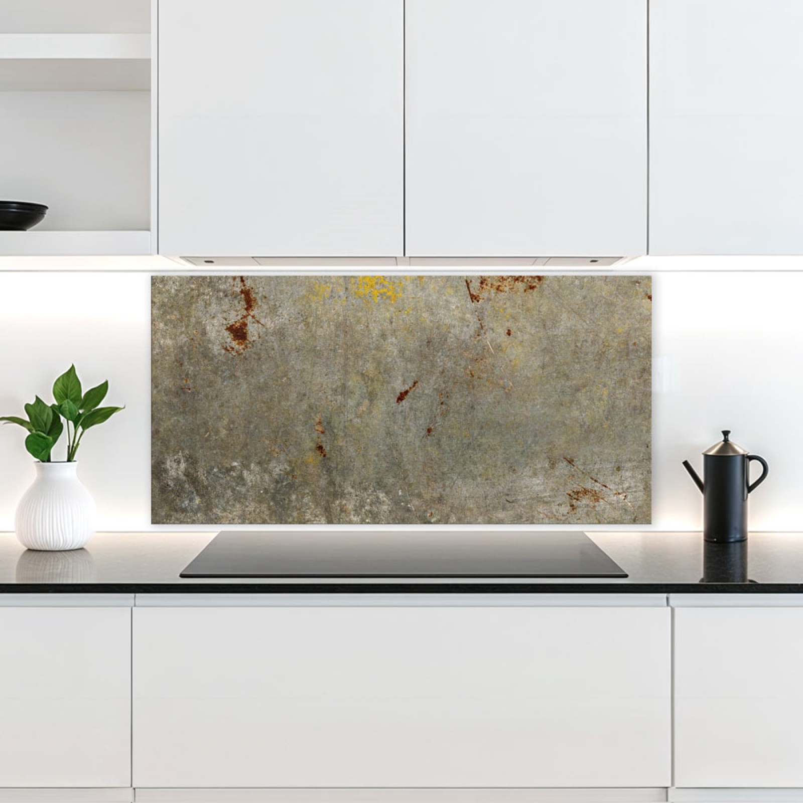 Küchenrückwand Platte Verwitterter Beton mit Rost Artikelbild 2