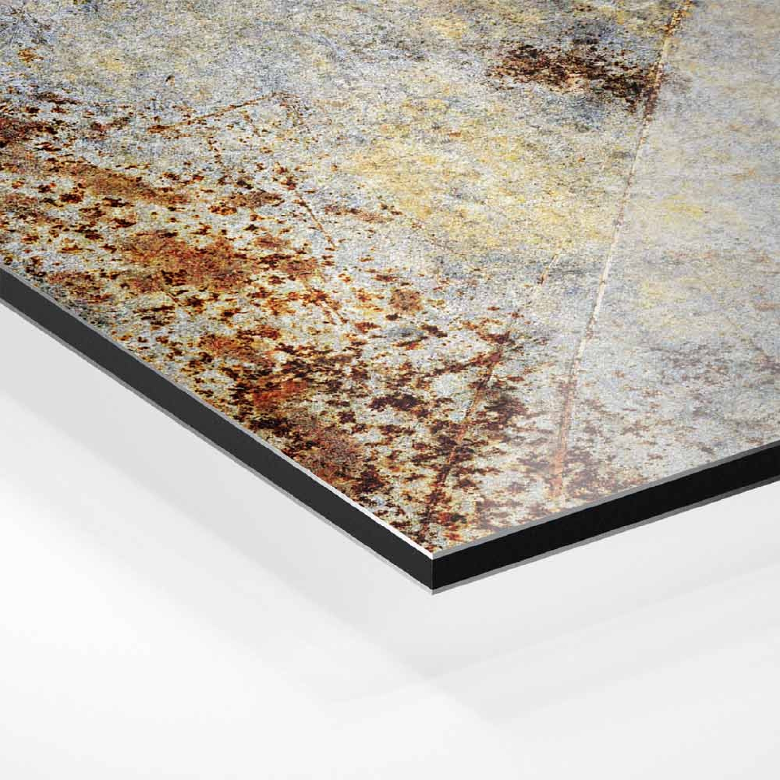 Küchenrückwand Platte Industriebeton mit Rostflecken Hover-Bild