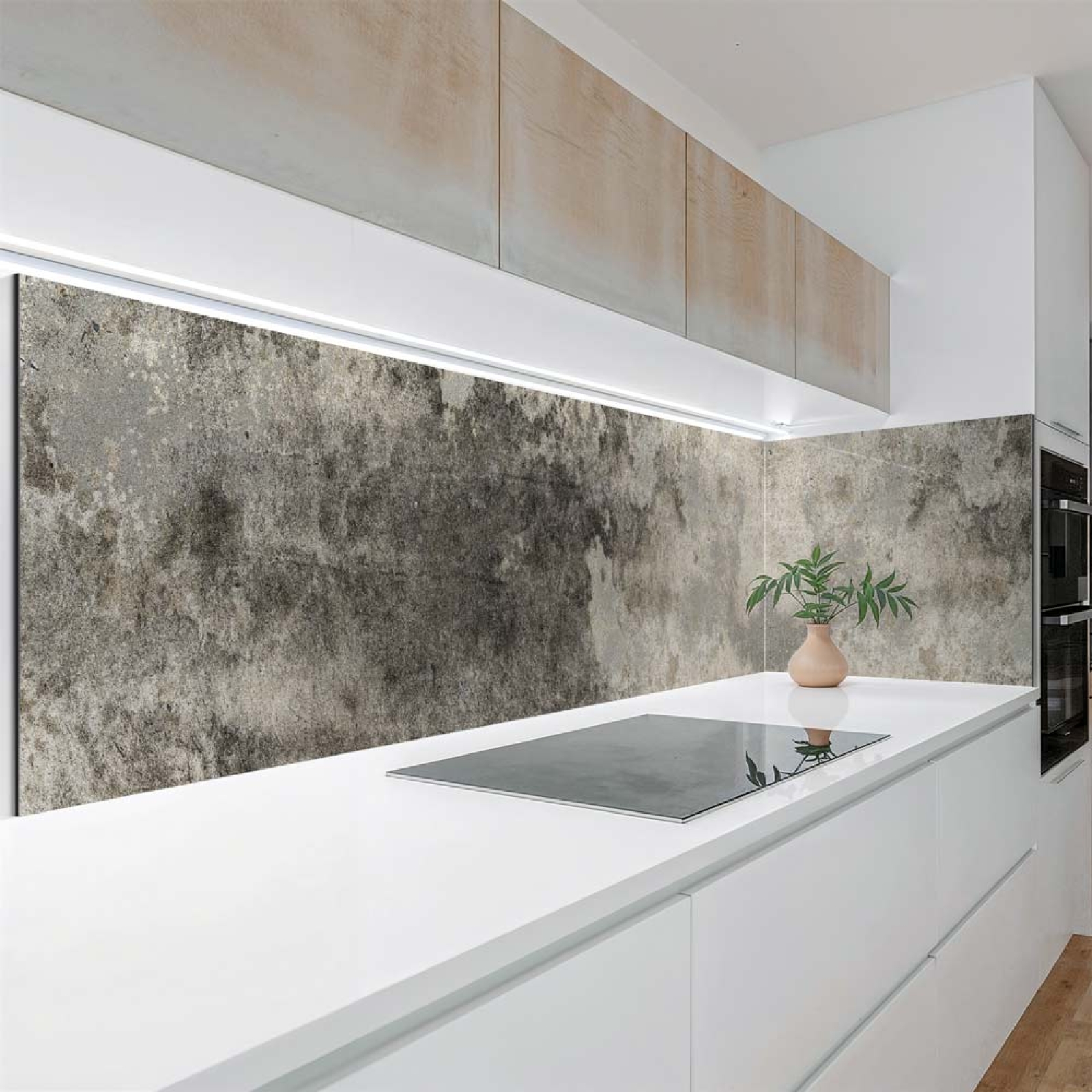 Küchenrückwand Platte Betonwand in Naturtönen Artikelbild 2