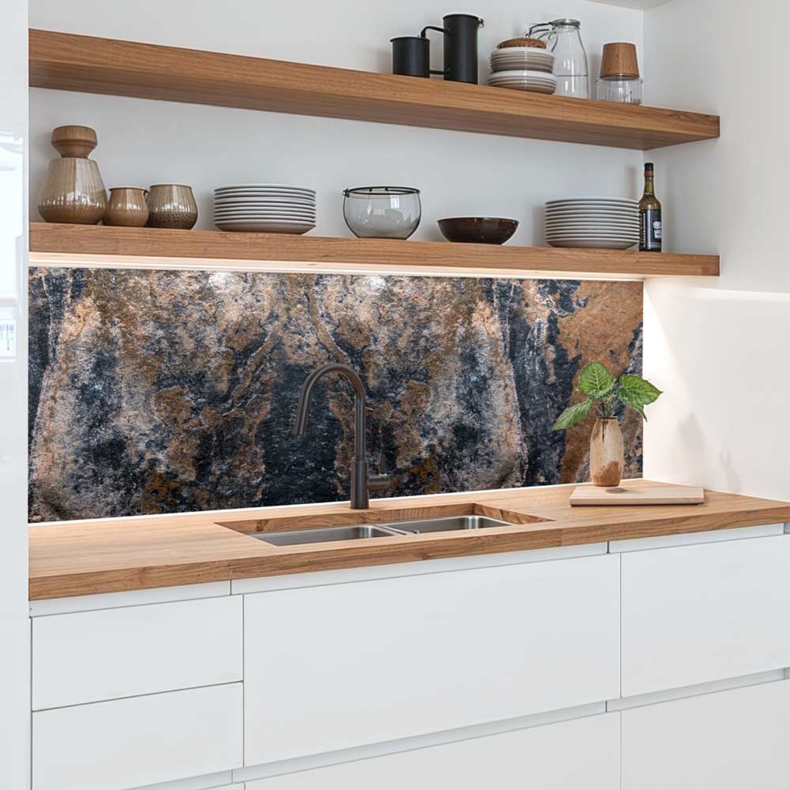 Küchenrückwand Platte Antike Steinoptik Artikelbild 1