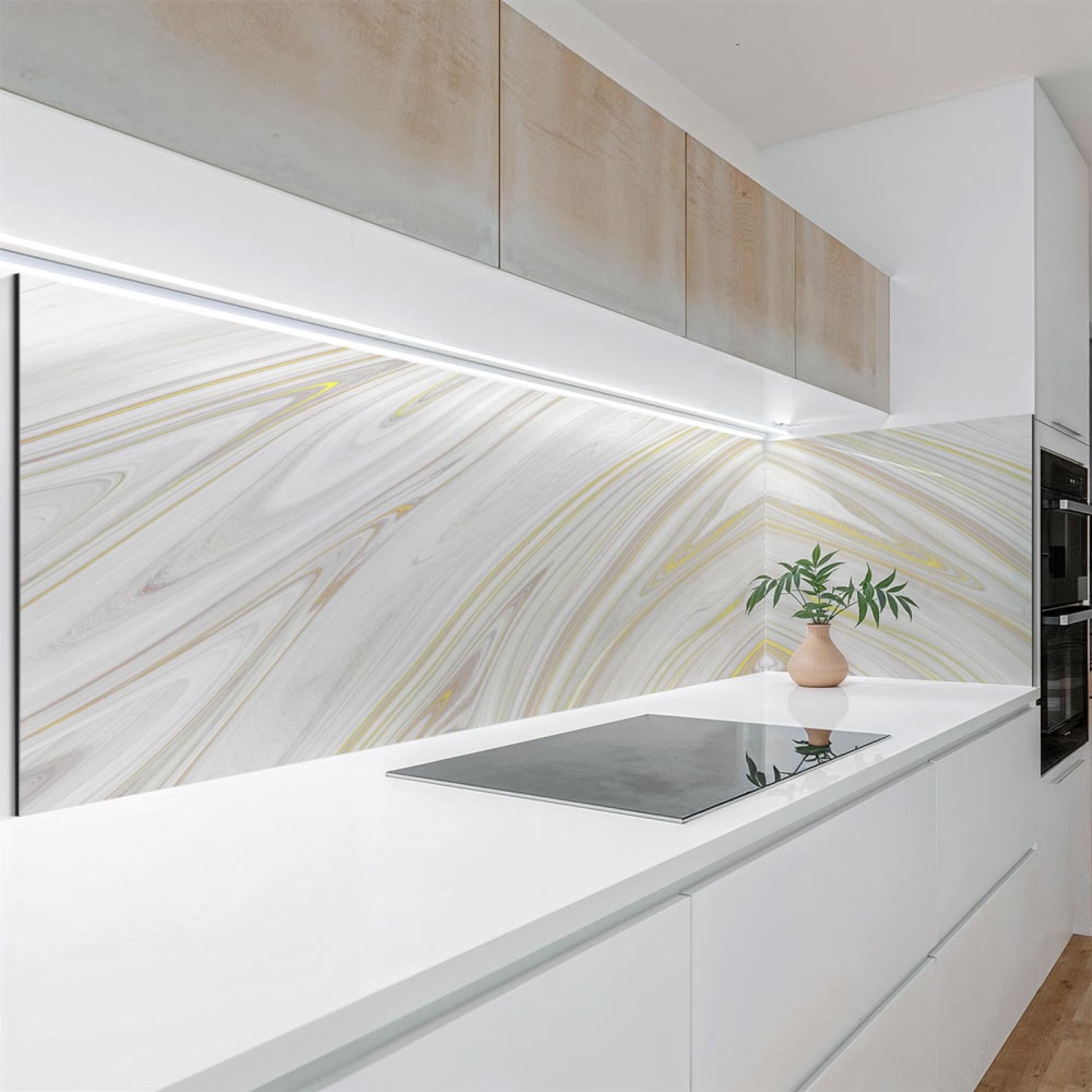 Küchenrückwand Platte Marmoroptik Edle Stein Marmorierung Hauptbild 1