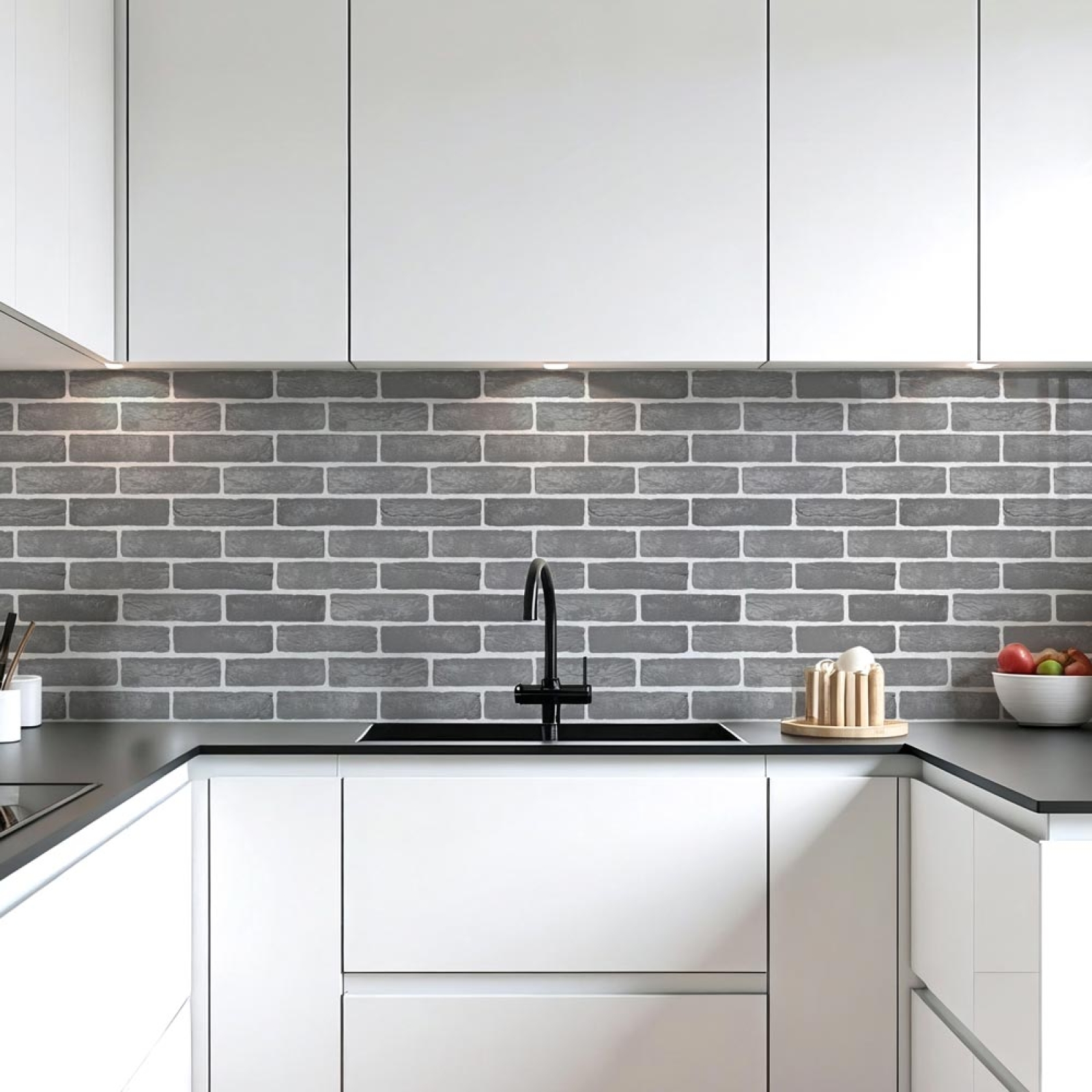 Küchenrückwand Platte Urbanes Ziegel Design Artikelbild 2